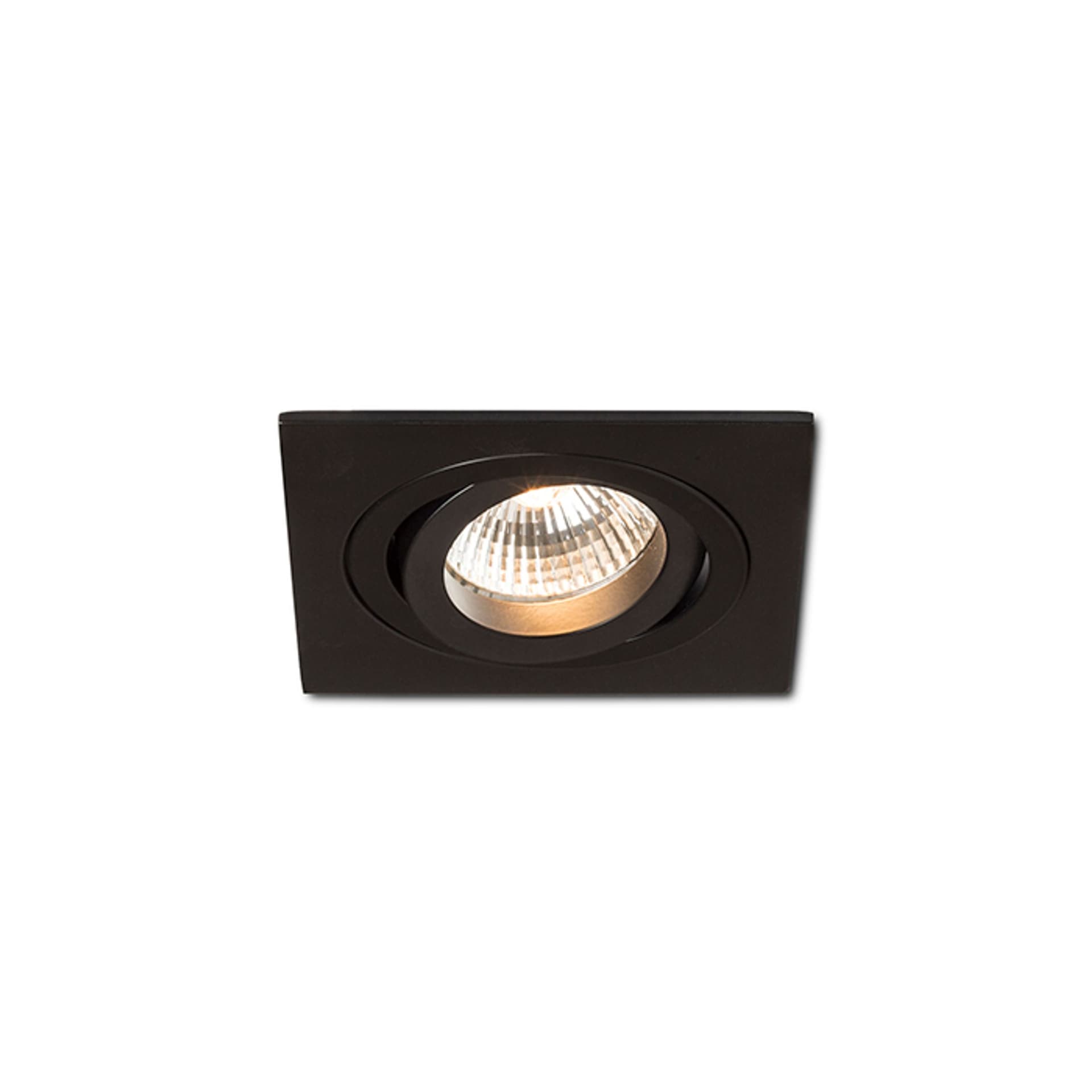 Spot încastrat PASADENA GU10 SQ, negru, 230V, LED GU10, 7W