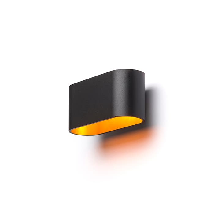 Rendl Mario negru mat/auriu 230V LED G9 5W