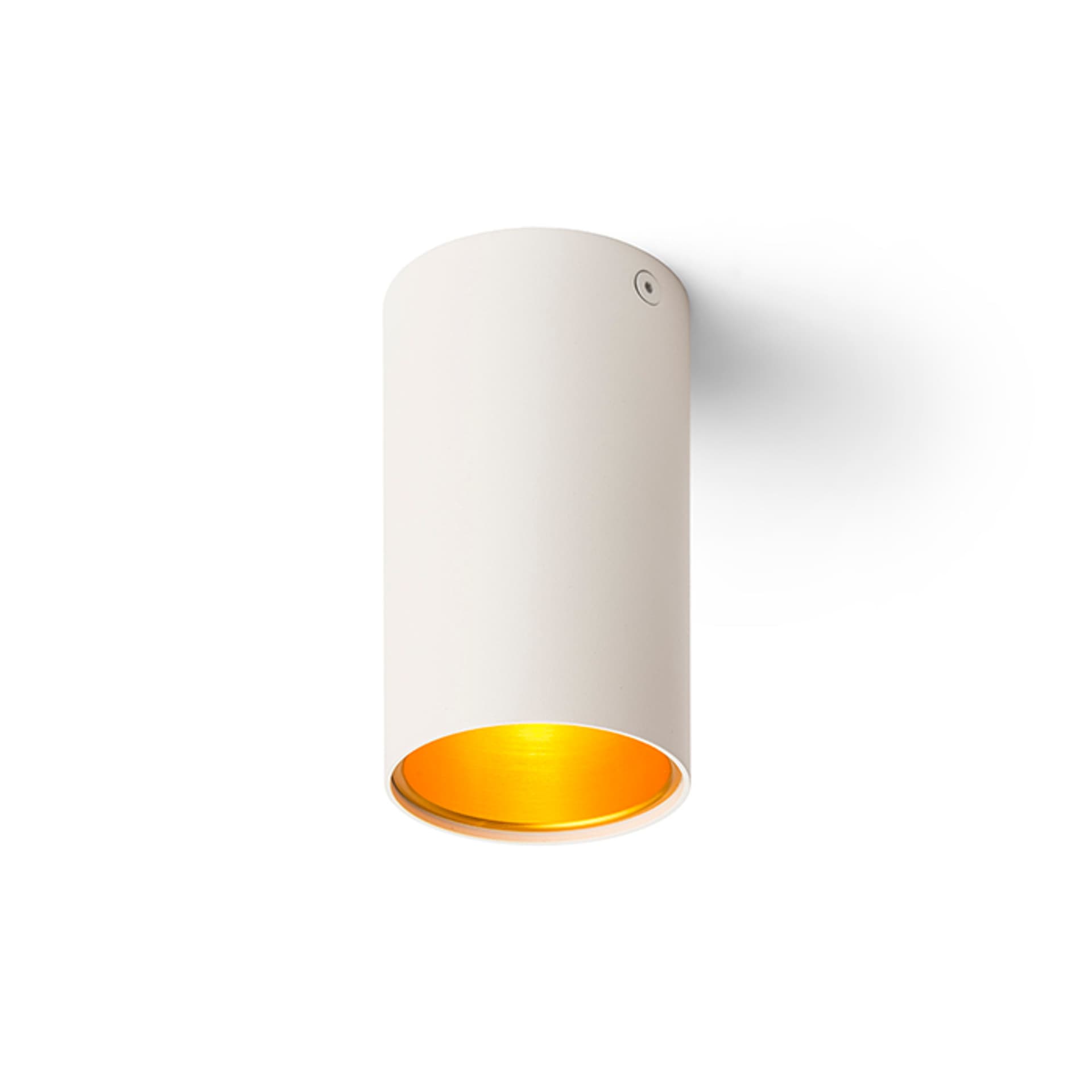 Spot de tavan Rendl, alb mat/auriu, LED GU10 7W