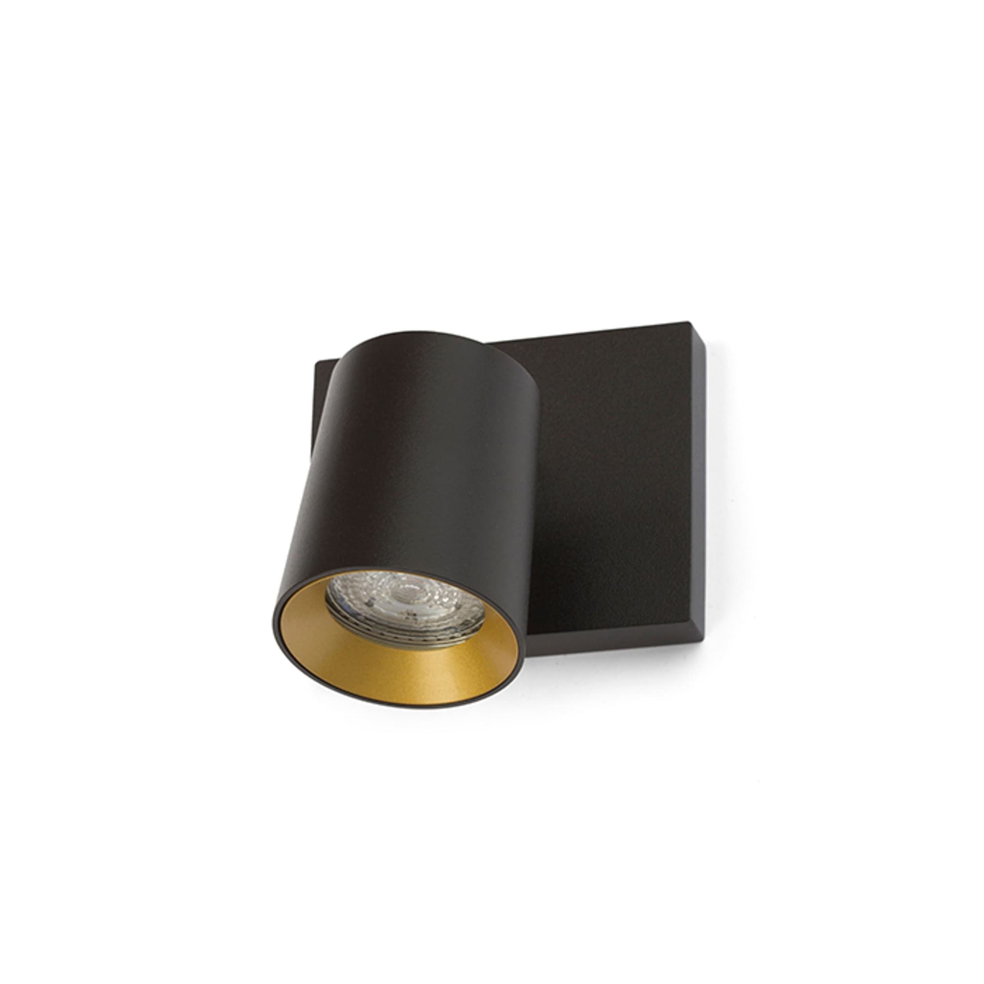 RENDL Kenny I spot aplicat pe suprafață negru/auriu, LED GU10 8W, 230V
