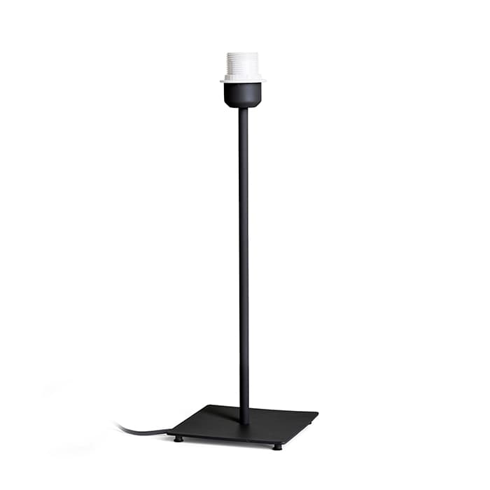 Bază de masă Cortina, negru, E27, 230V, 28W