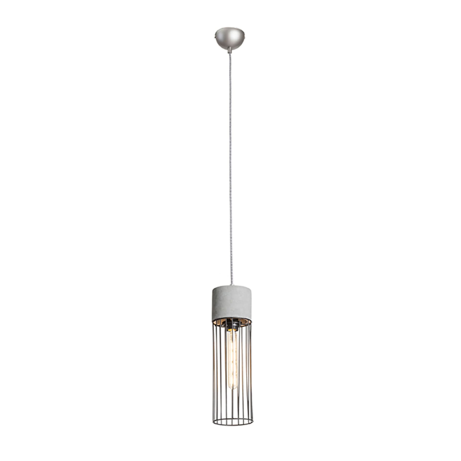 Corp suspendat Burton din beton, 230V, LED, soclu E27, 11W