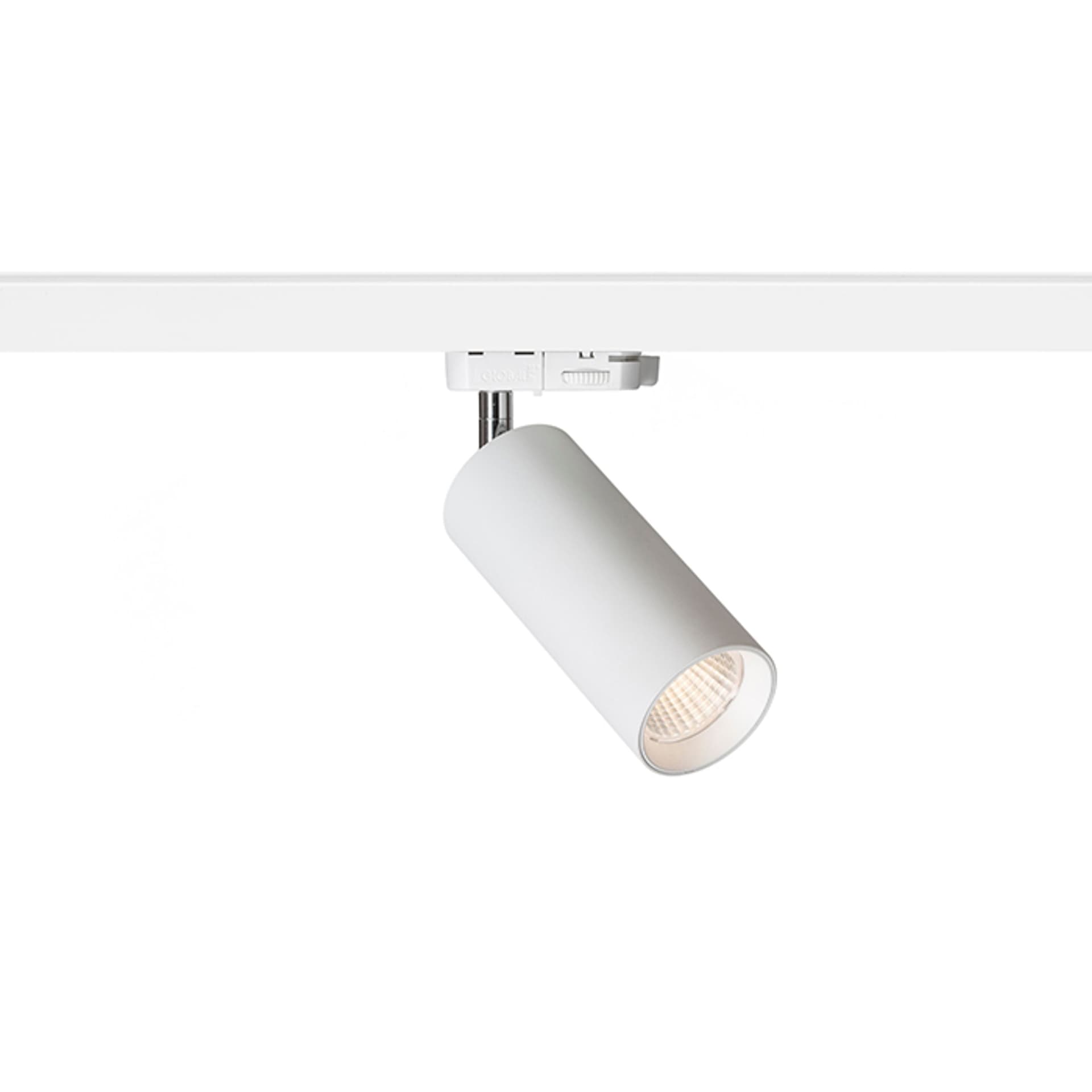 Sistem pe șină Rendl alb, LED 12W, lumină caldă