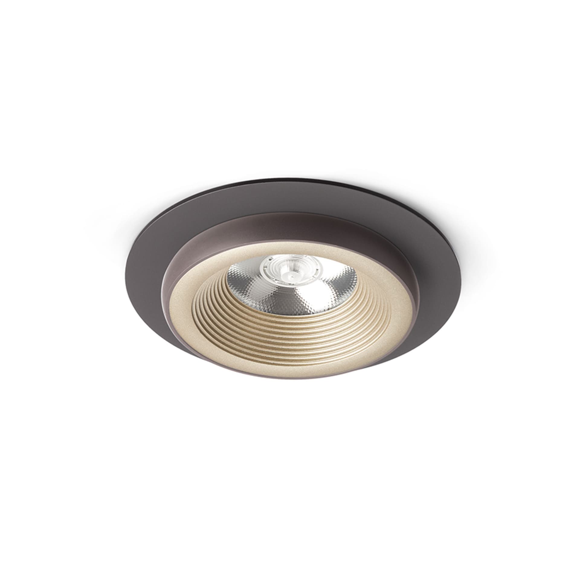 Spot încastrat Rendl, aur/maro, LED 10W pentru lumină caldă