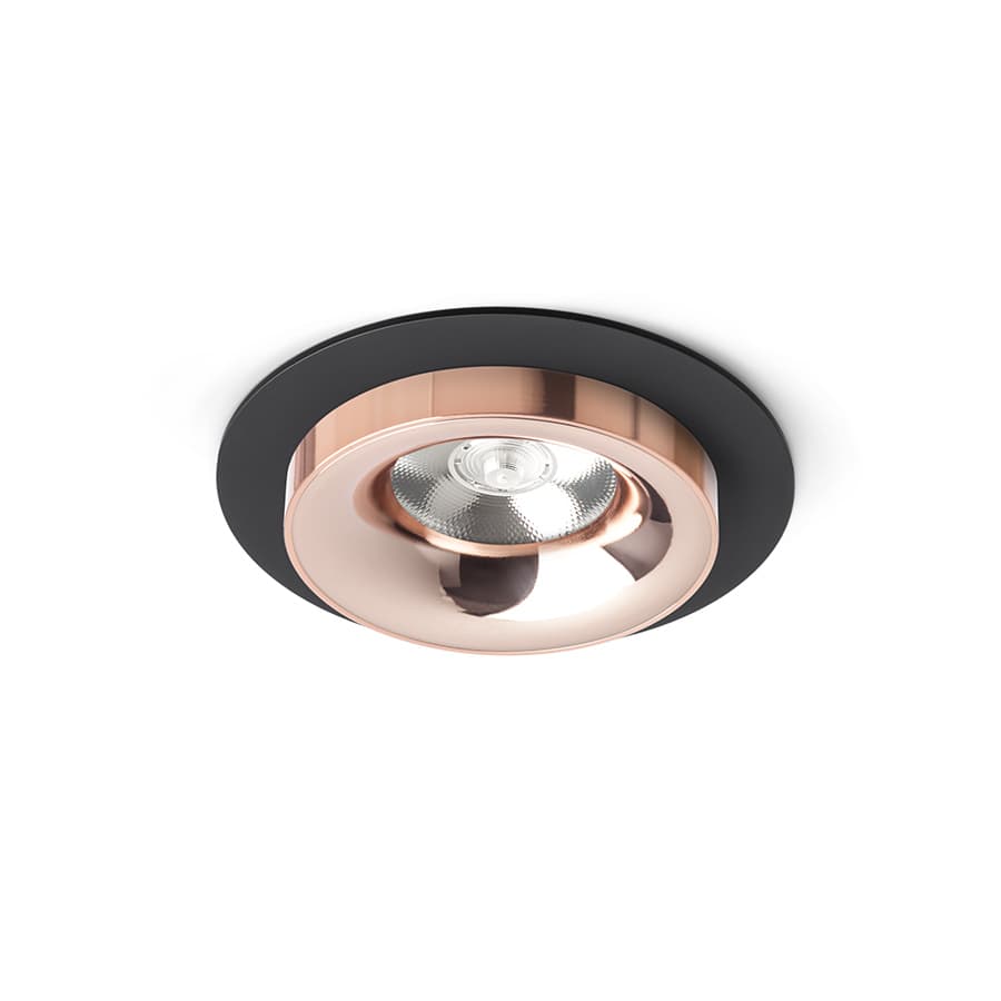 RENDL SHARM R I încastrat negru cupru/cupru 230V LED 10W 24° 3000K
