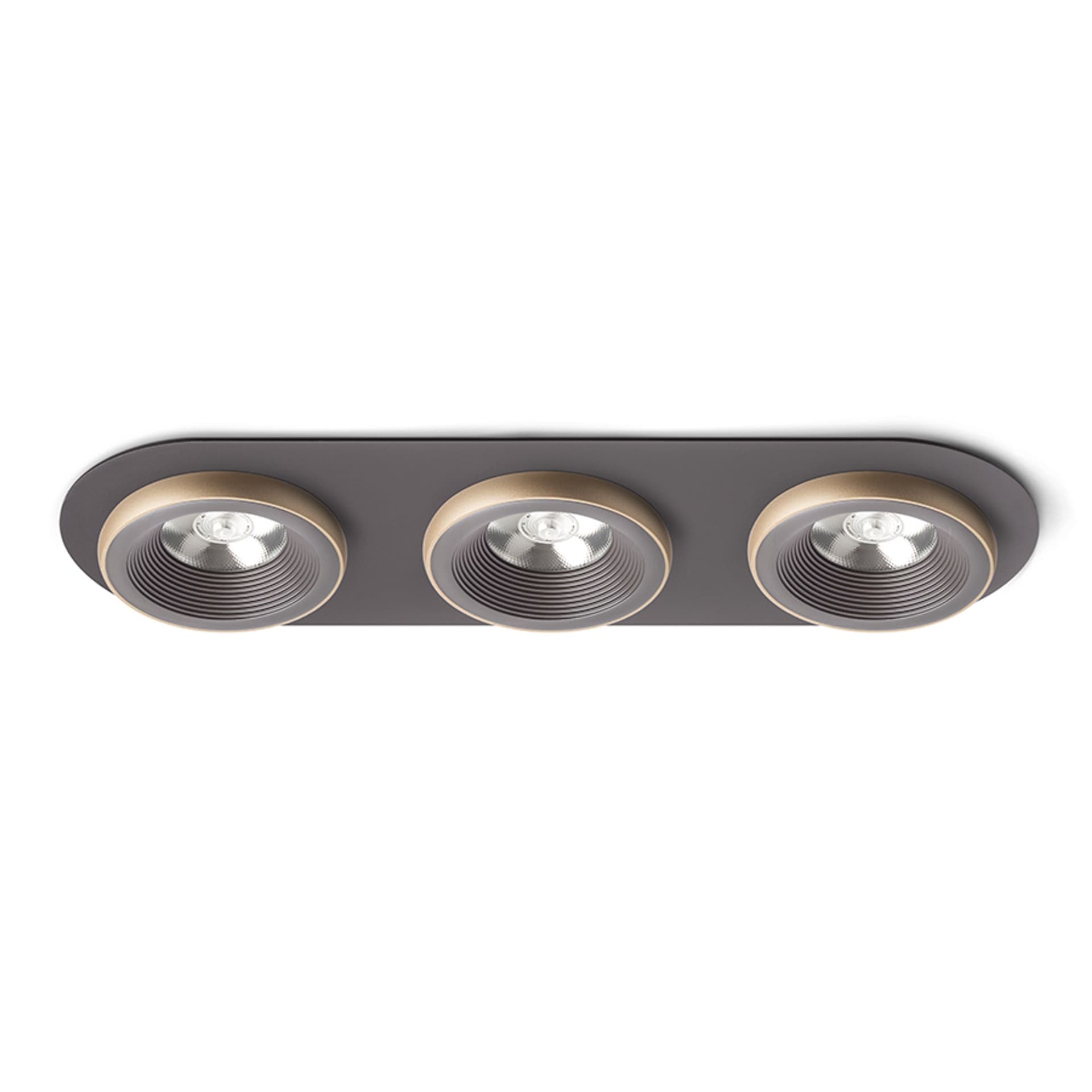 Spot încastrat Rendl maro/auriu, LED 10W, lumină caldă