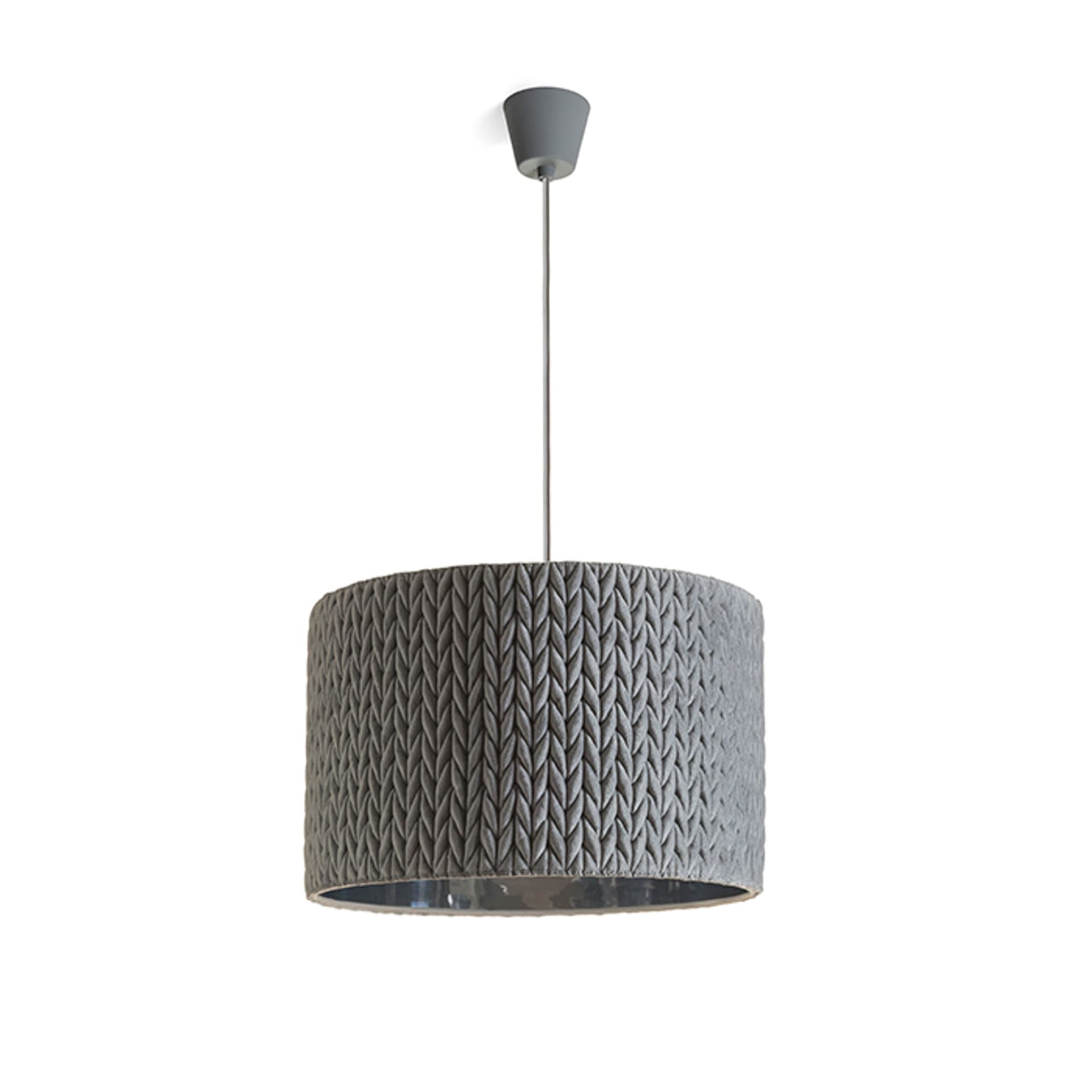 Suspensie Rendl Aino 40 gri crom 230V LED E27 15W