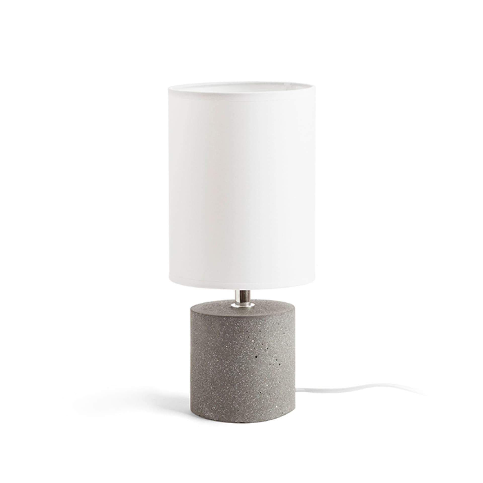 Lampă de masă Rendl Camino, abajur alb, E27, 15W, 230V