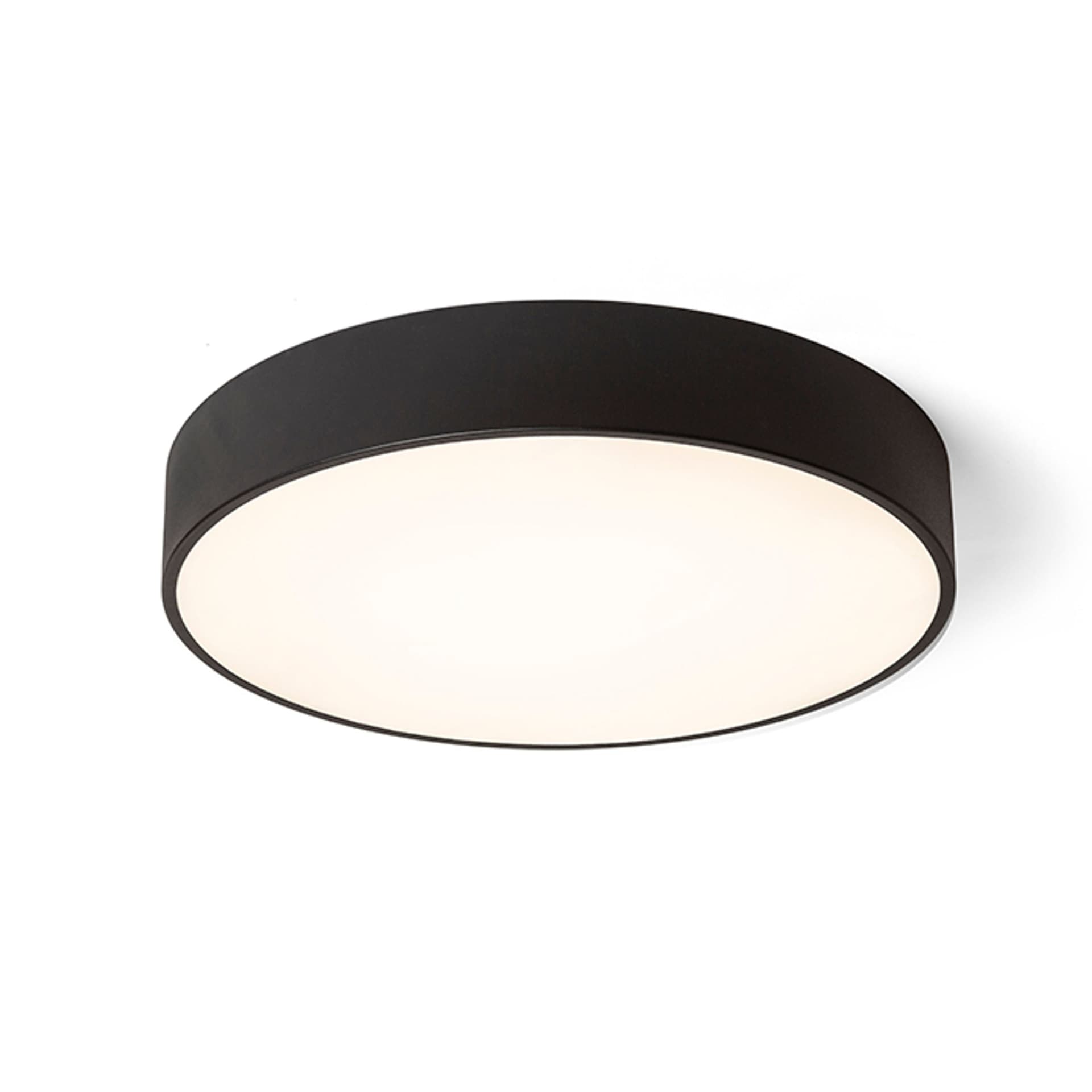 Plafonieră Rendl Mezzo 60 neagră, LED 60W, 3000K, dimabilă, 230V