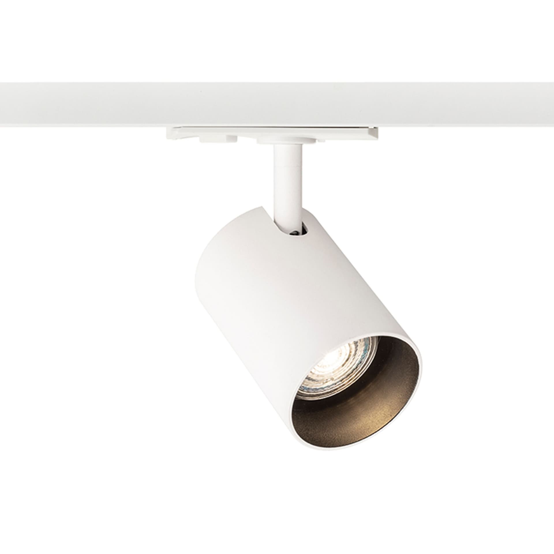 Spot LED GU10 10W pentru șină 1 circuit, alb/negru, 230V