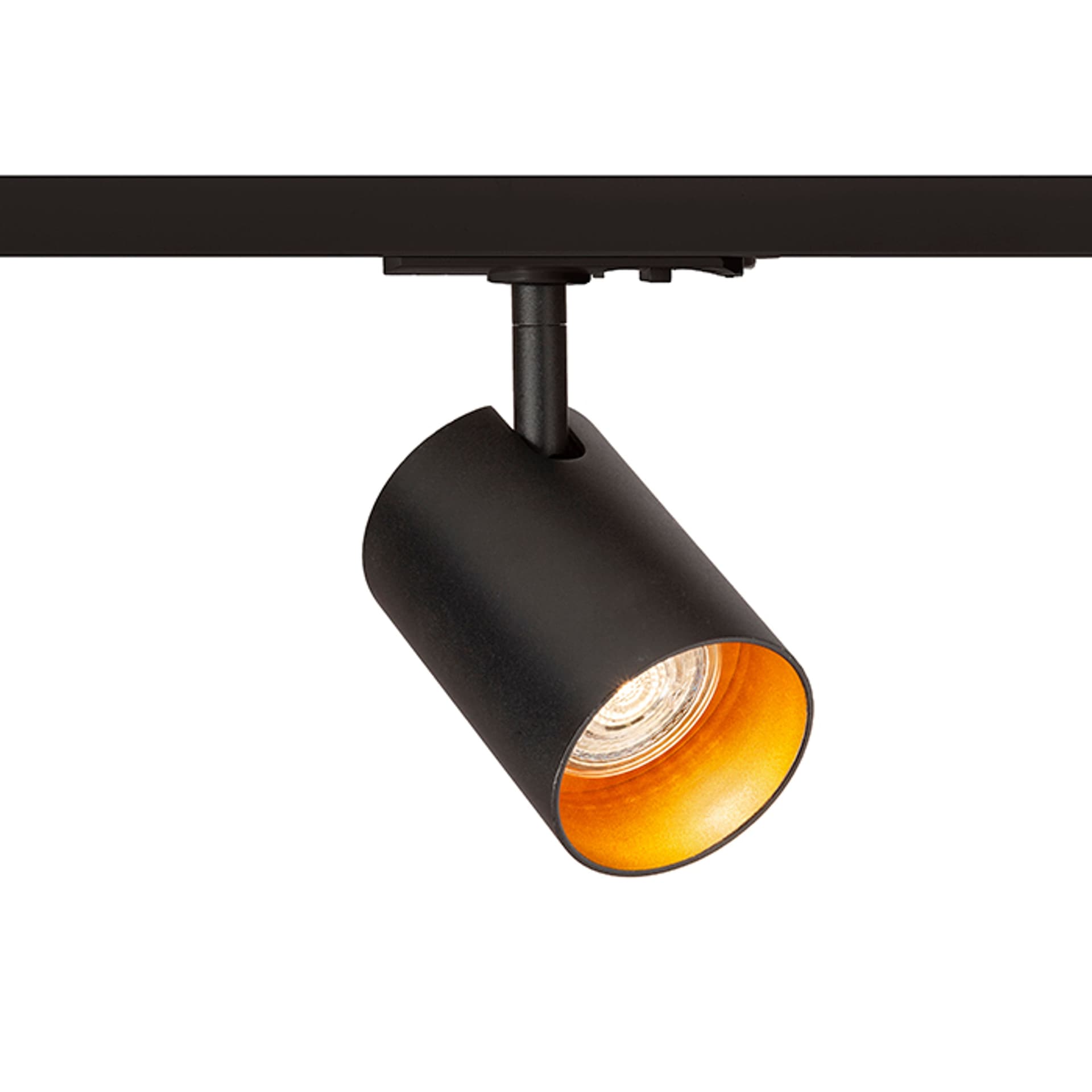 Spot pe șină Rendl Connor, 1 circuit, negru/auriu, 230V, GU10, 10W