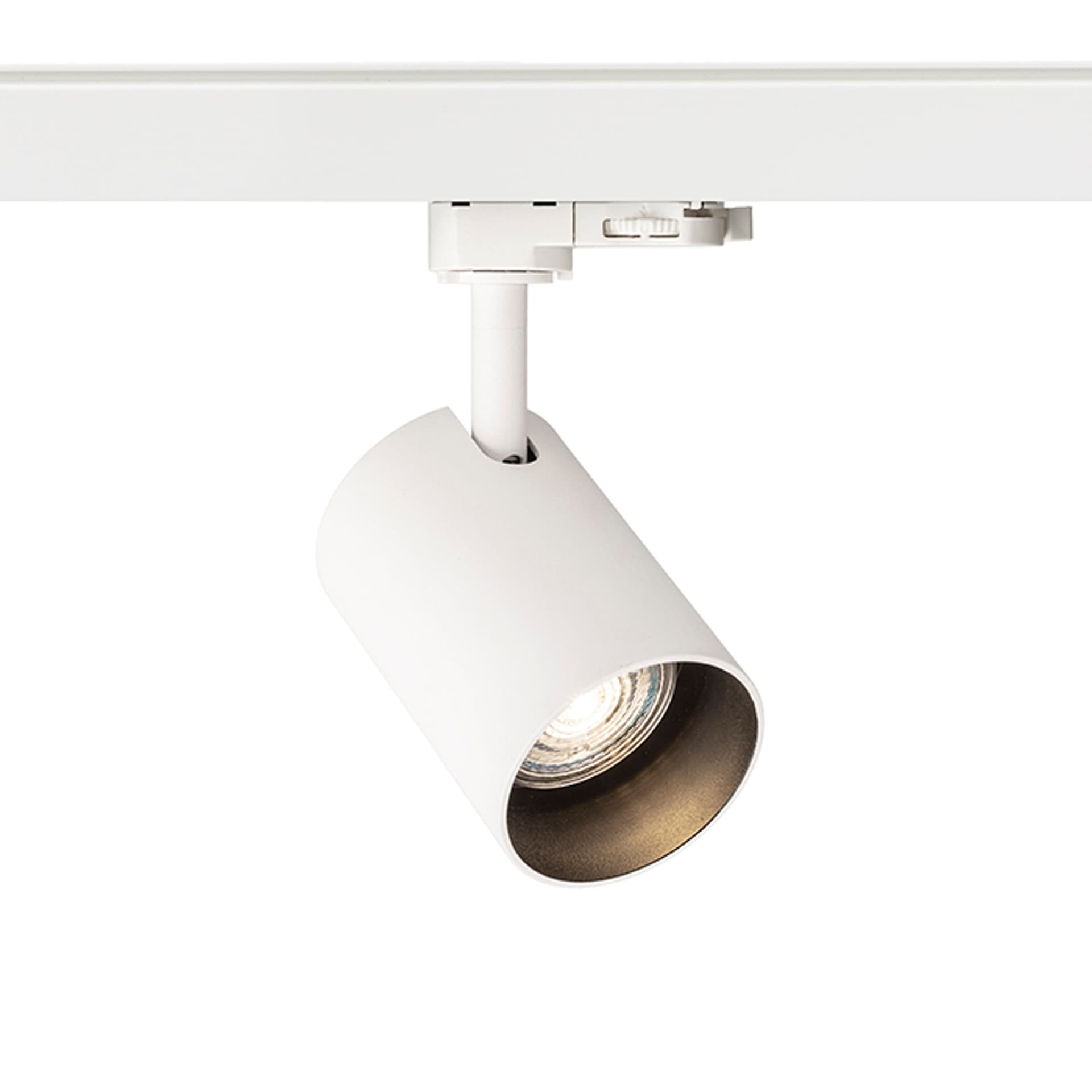 RENDL Connor pentru șină 3 circuite, alb/negru, 230V, LED GU10 10W