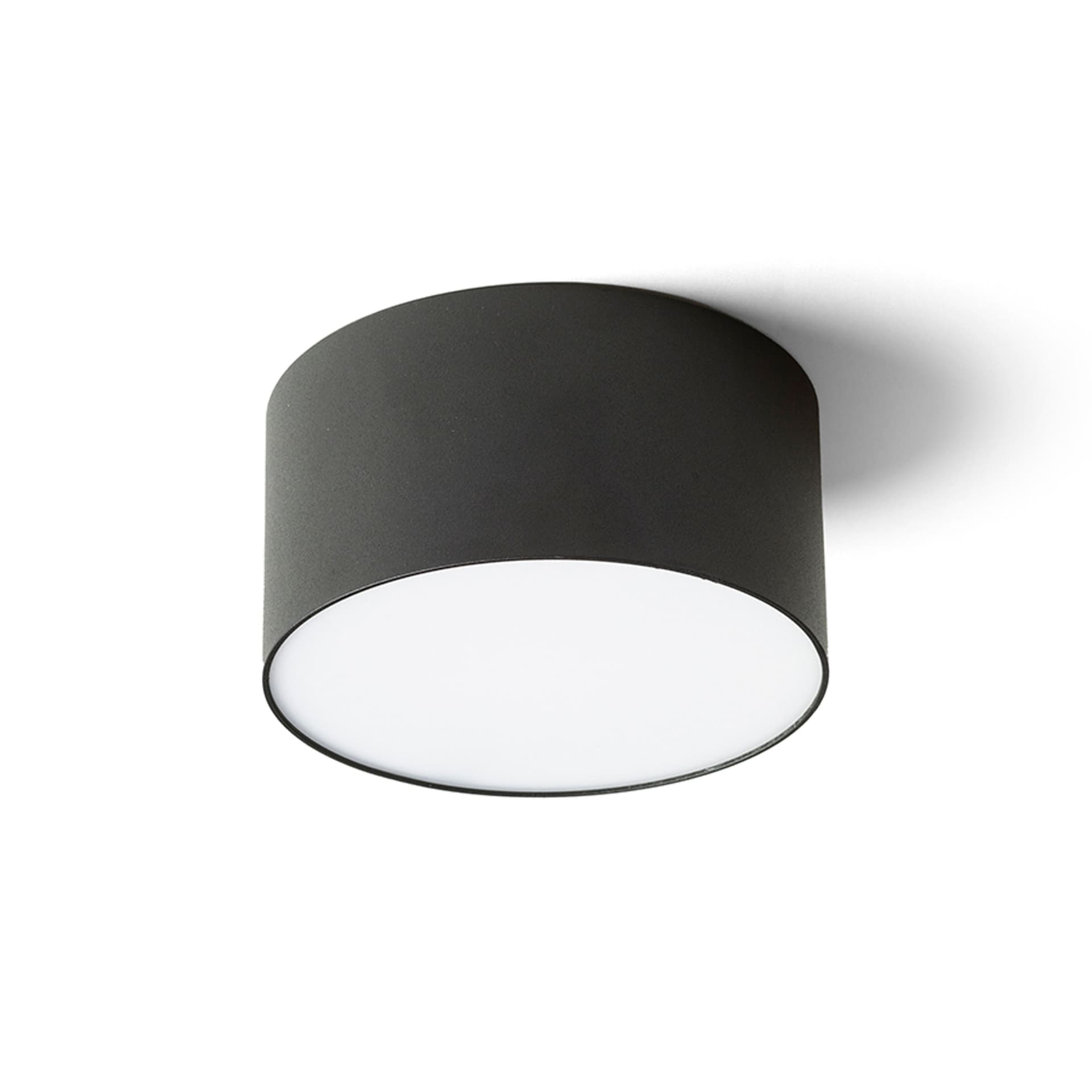 Plafonieră LED Rendl Larisa R 12, neagră, 10W, 3000K, dimabilă