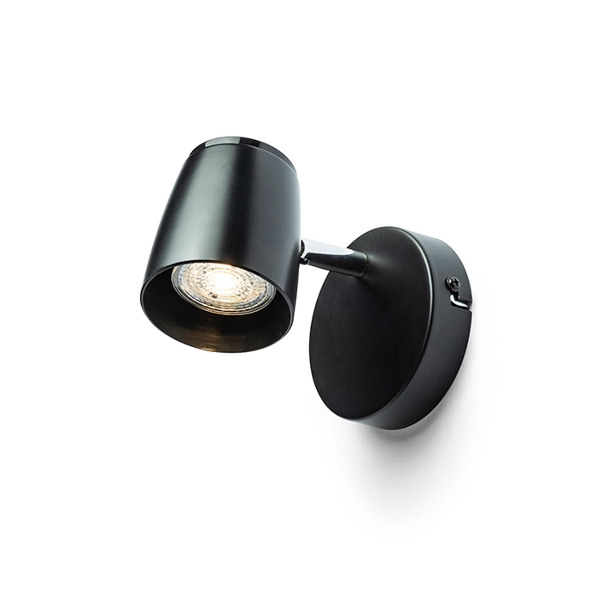 Aplica de perete Rendl Joli I, neagră, 230V, LED, GU10, 10W