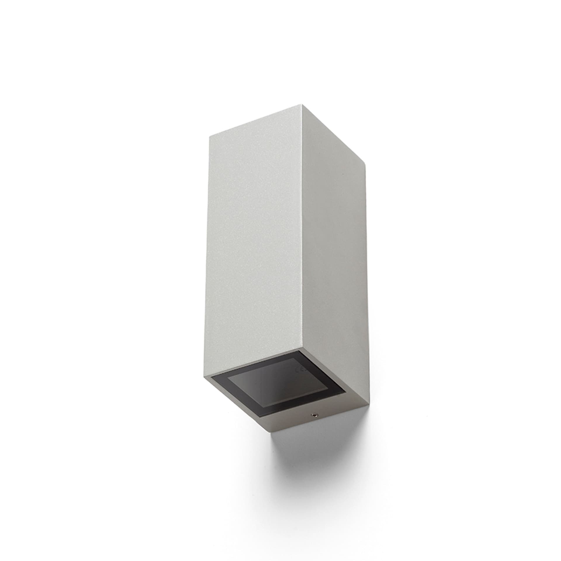 Aplică de perete Rendl Desmond II gri argintiu, GU10, 2x35W, IP44