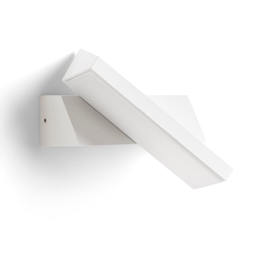 Aplica de perete Rendl, albă, LED 12W, lumină caldă
