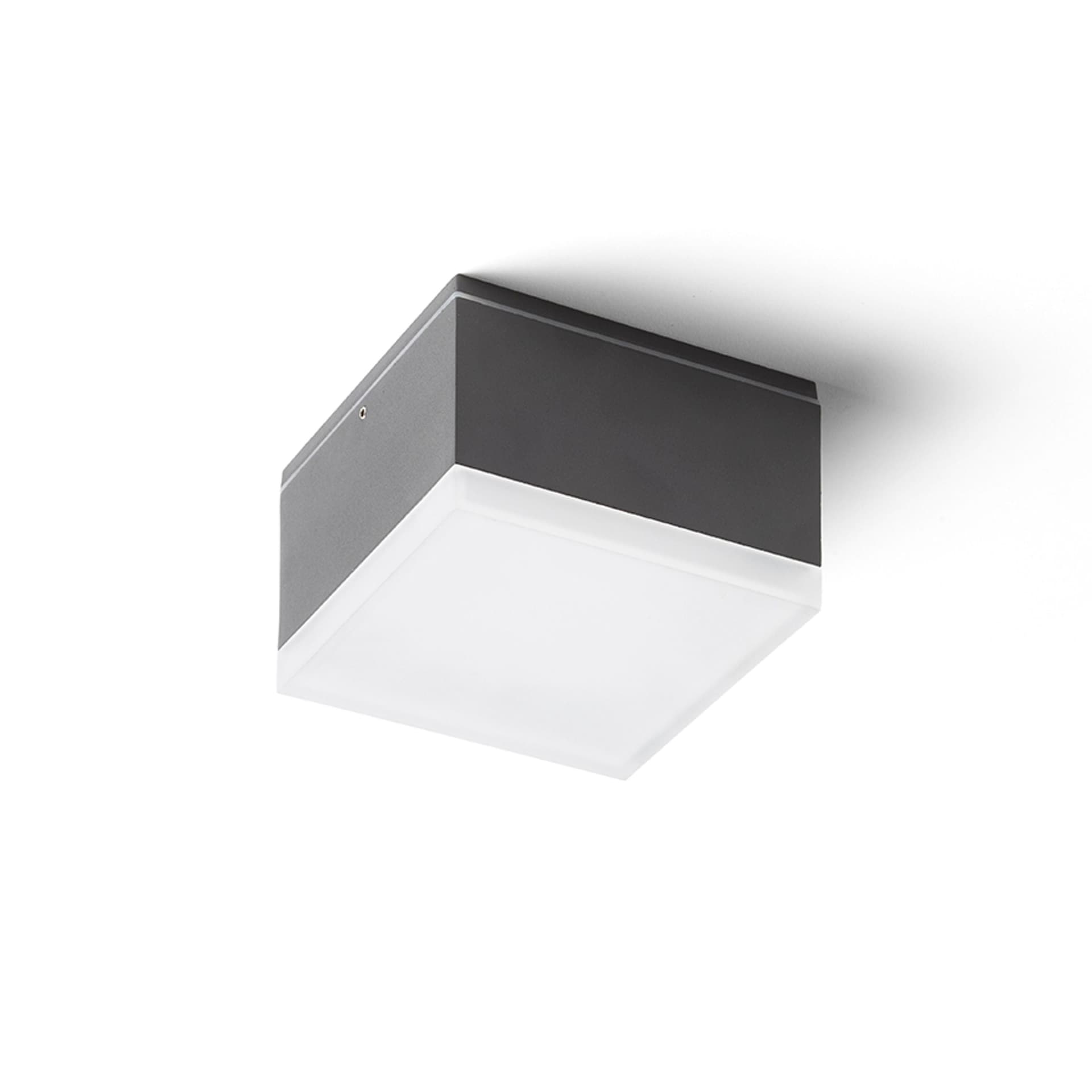 Plafonieră exterior Rendl, antracit, 10W, lumină caldă