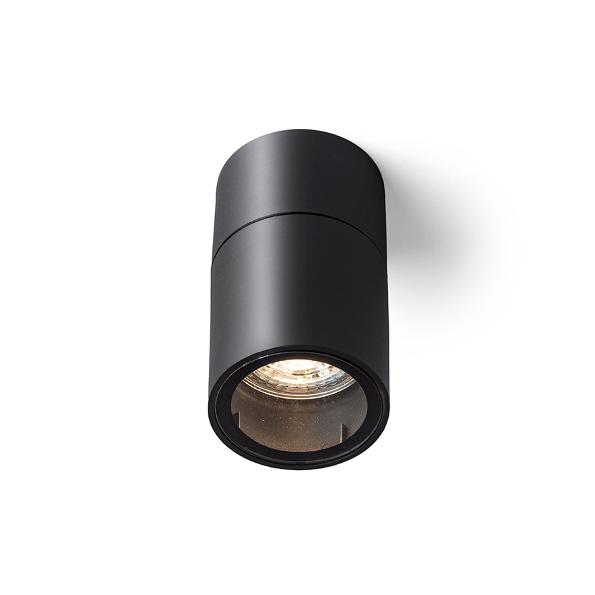 Corp de tavan Rendl Sorano, negru, plastic, LED GU10 8W, IP44