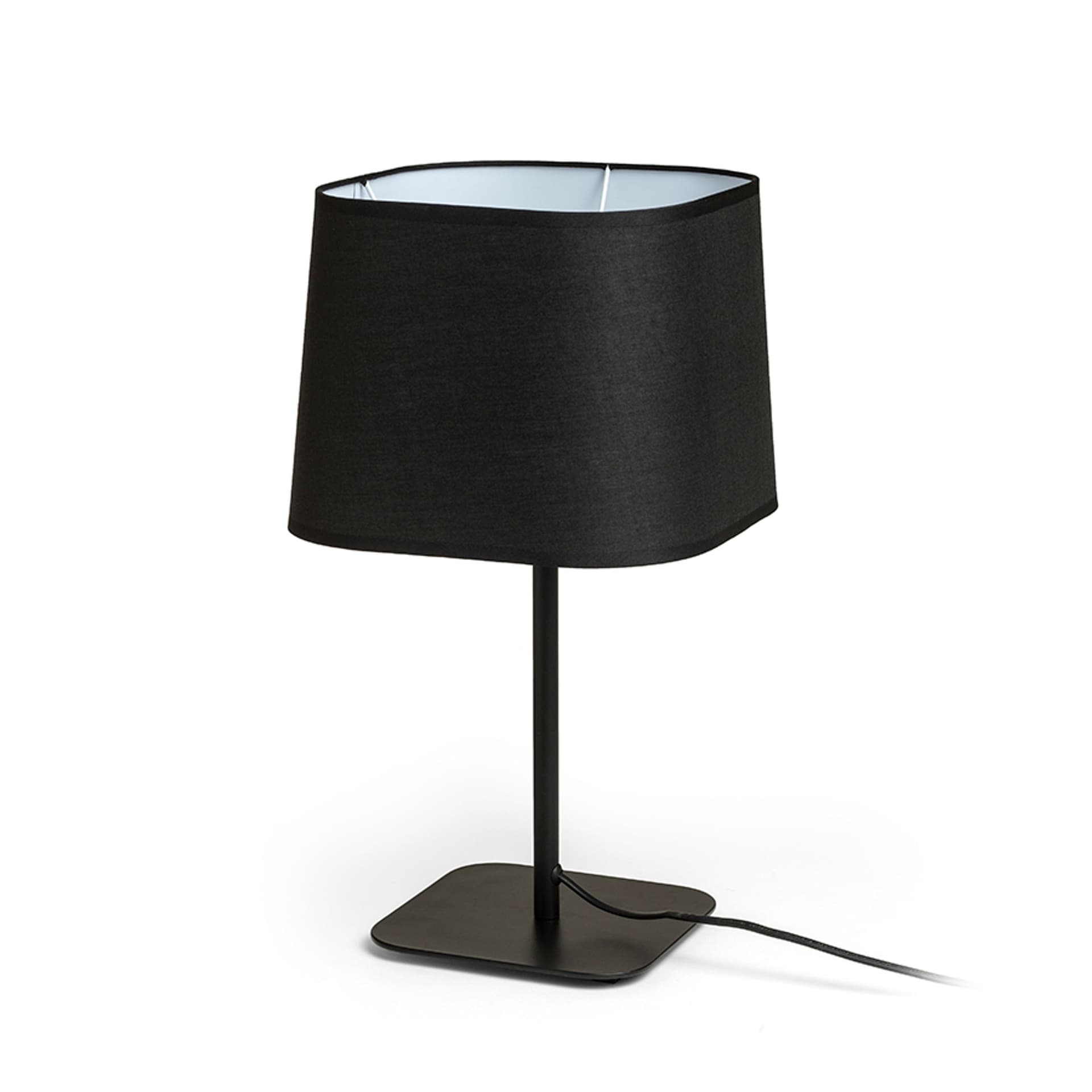 Lampă de masă Rendl Perth, negru/negru, 230V, LED, E27, 11W