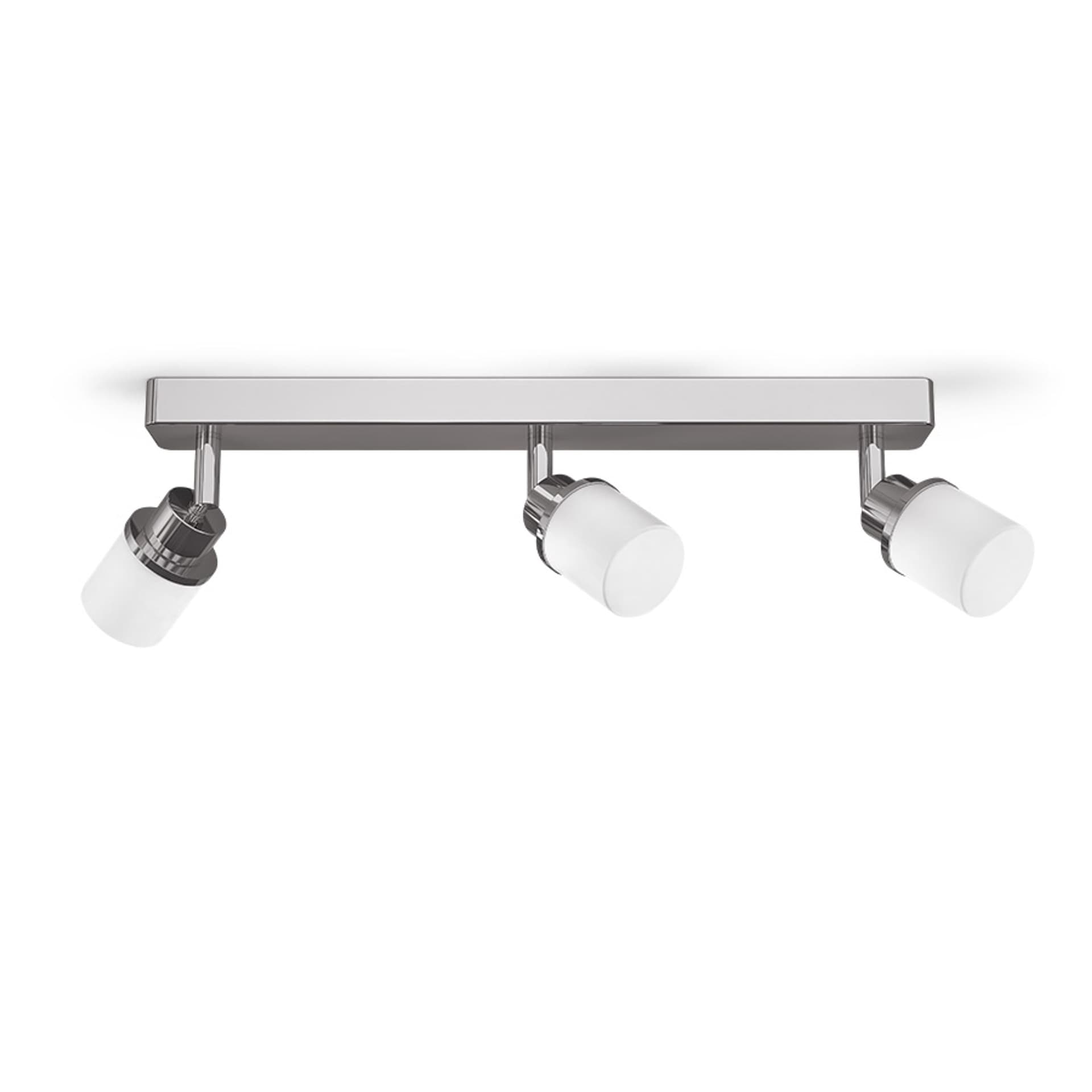 Aplică de perete Rendl, sticlă opal și crom, 3x3W LED