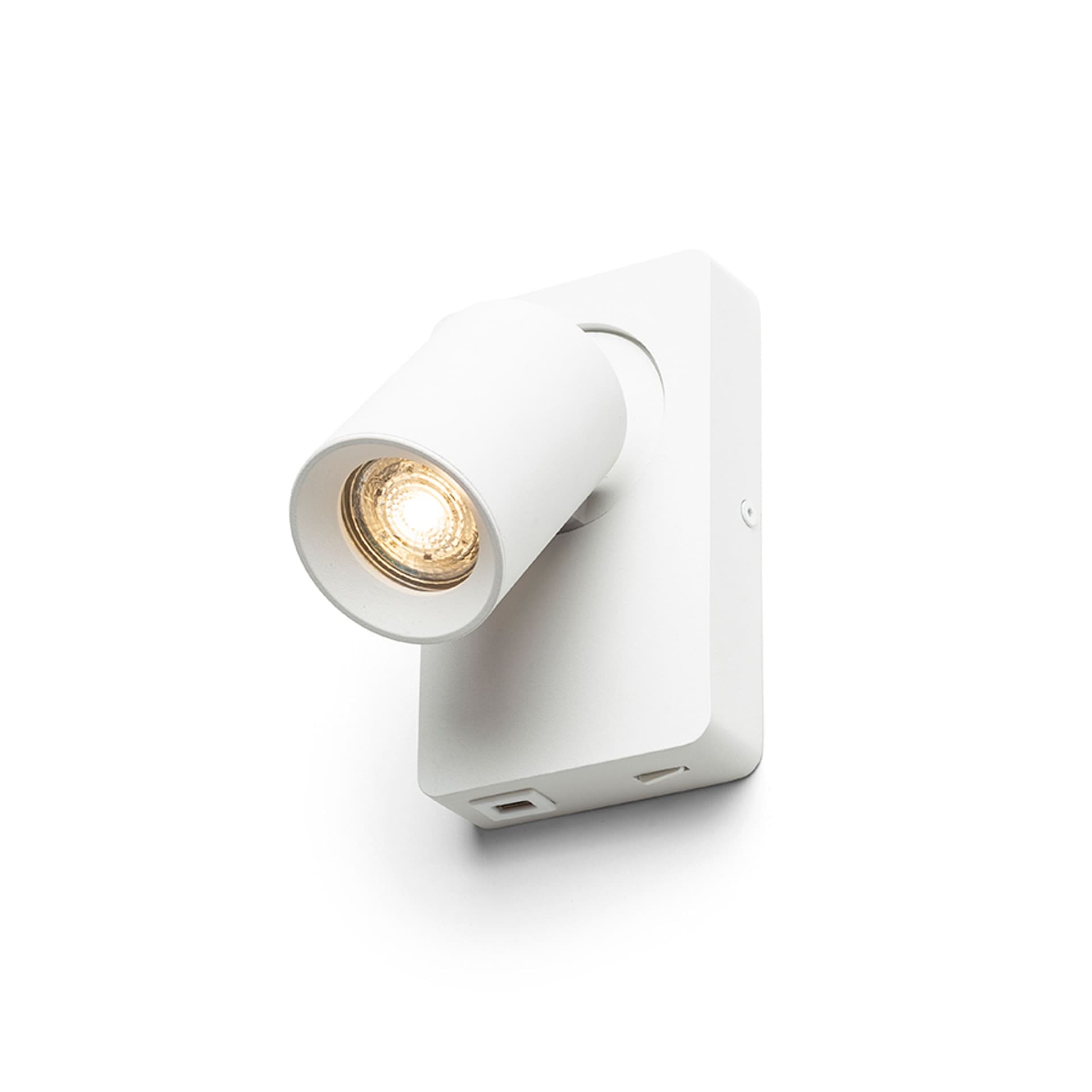 RENDL Voltera USB de perete alb 230V LED GU10 9W