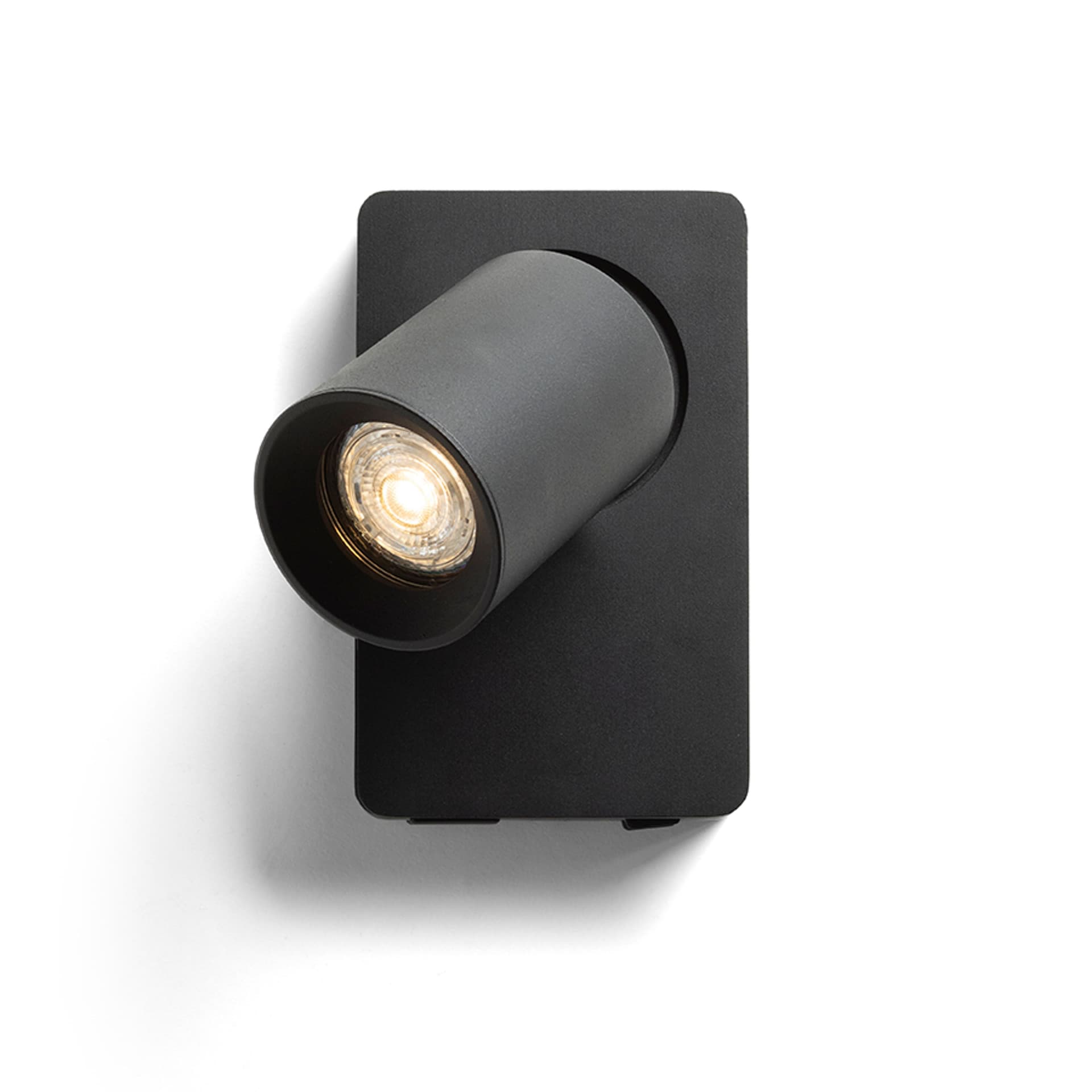 Aplică de perete Rendl Voltera USB negru, LED, GU10, 9W, 230V