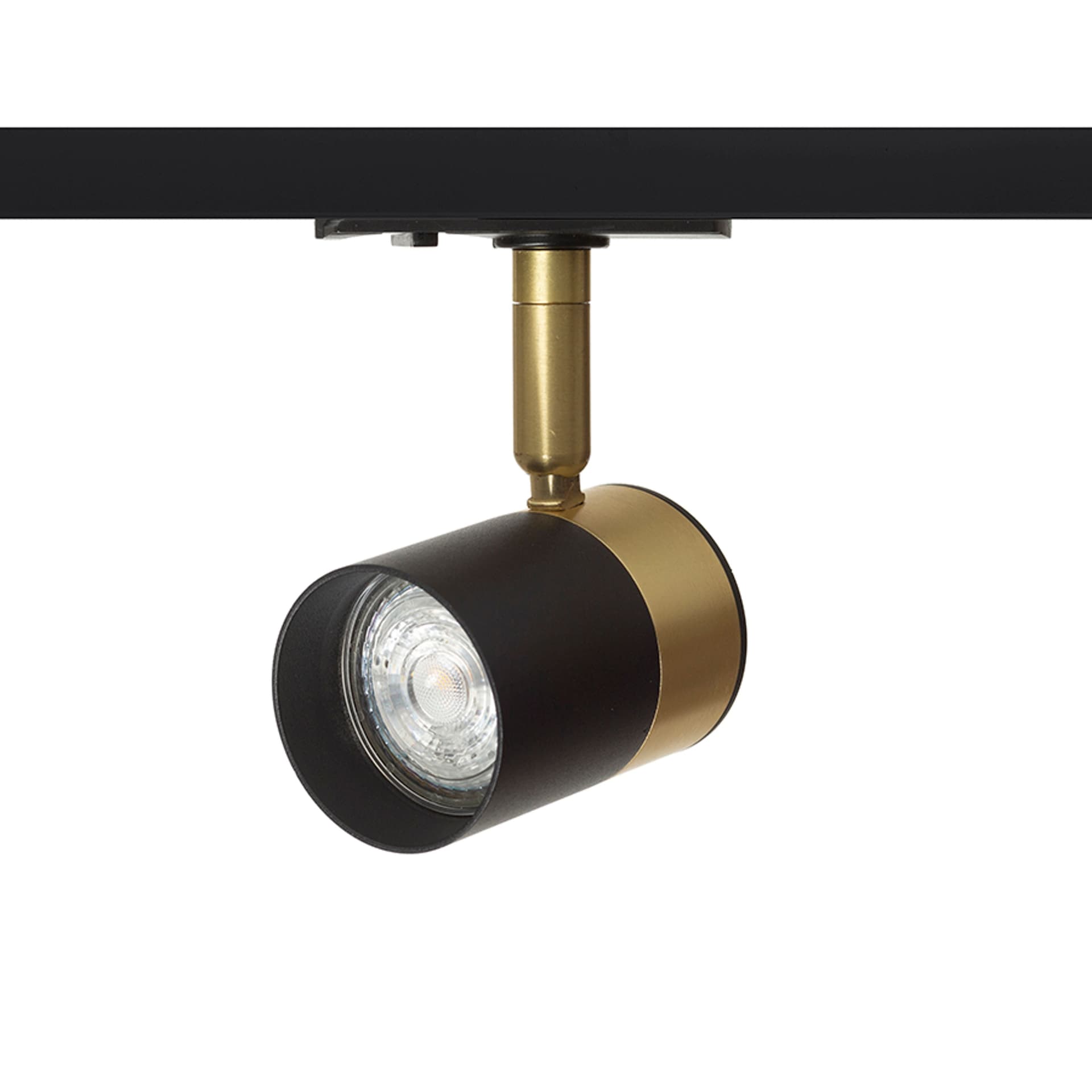 RENDL LALA spot pentru șină 1 circuit negru alamă 230V LED GU10 9W