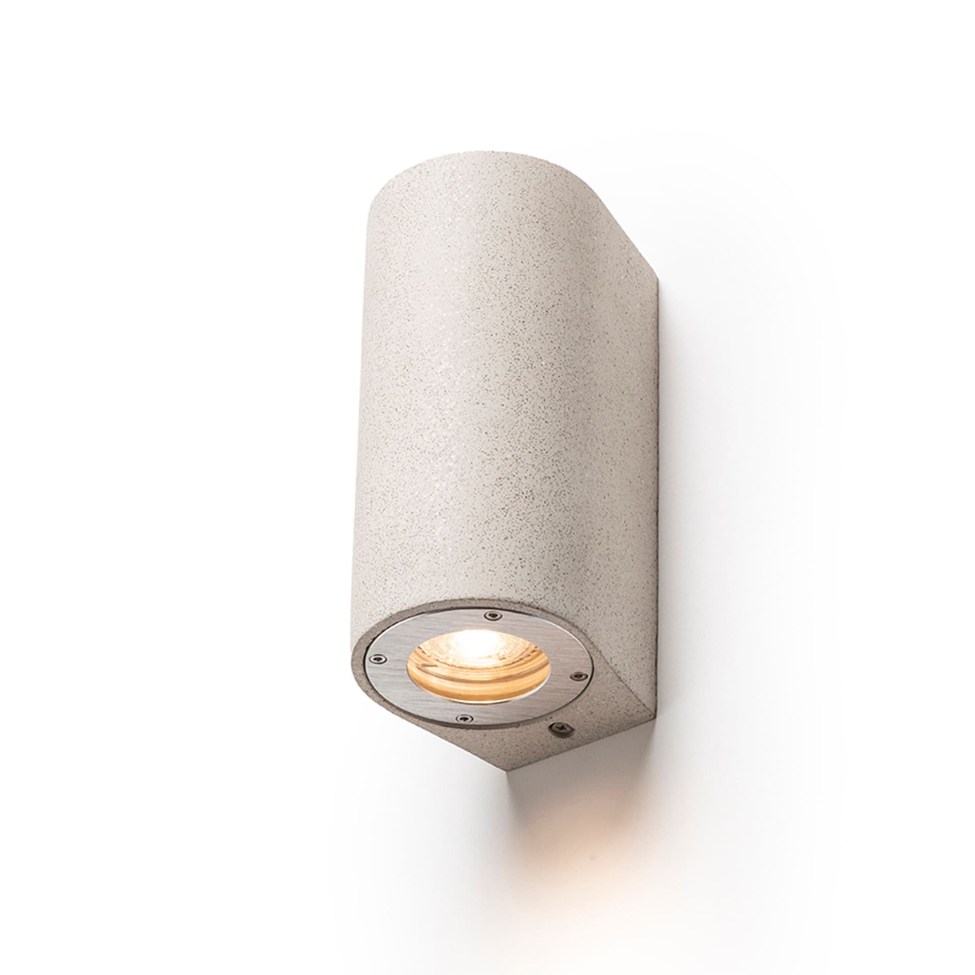 Aplică de perete Granita II, beton/granit deschis, LED 2x5W, GU10, IP65