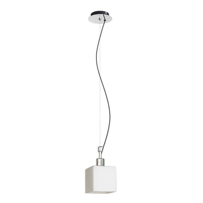 RENDL DADOS NEW suspendat sticlă opal/crom 230V LED E27 11W