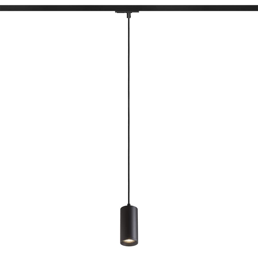 RENDL BELENOS pentru șină cu 1-circuit suspendat negru 230V LED GU10 9W