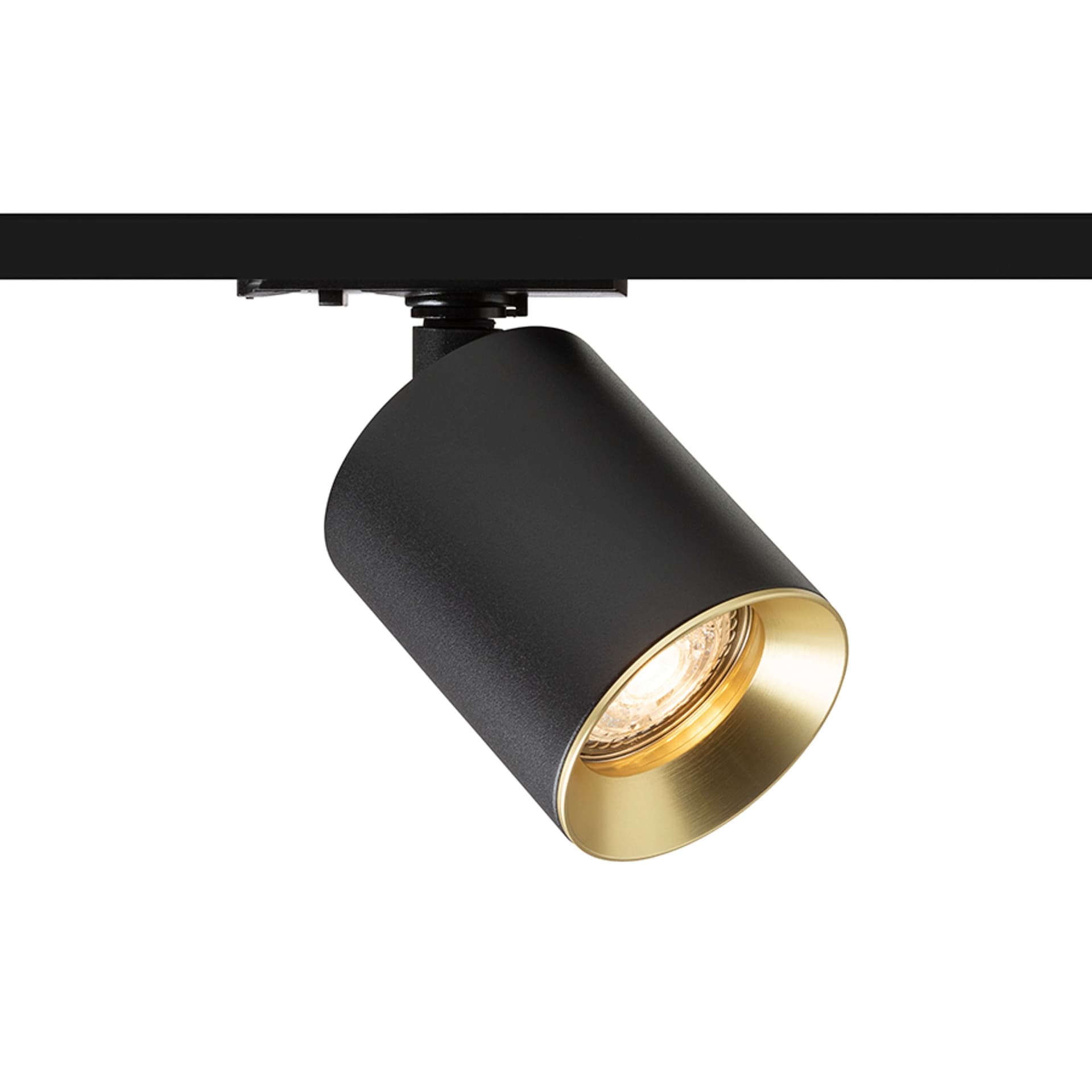 RENDL DARIO spot pe șină 1 circuit negru alamă 230V LED GU10 9W
