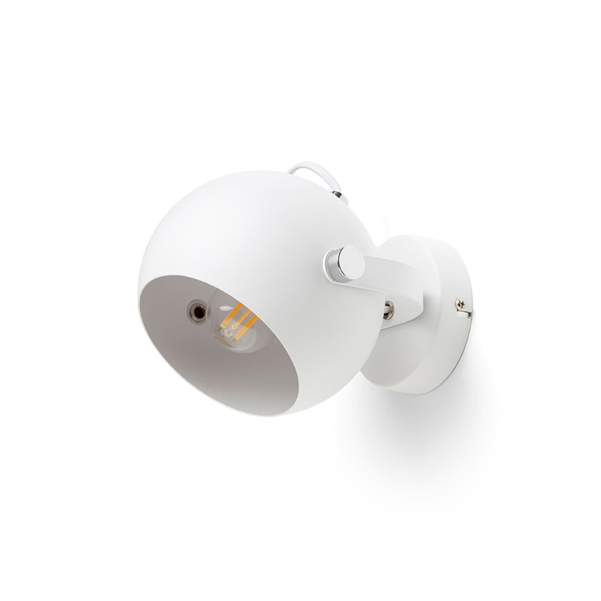 RENDL AGNETA aplicat pe suprafață alb 230V LED E27 11W