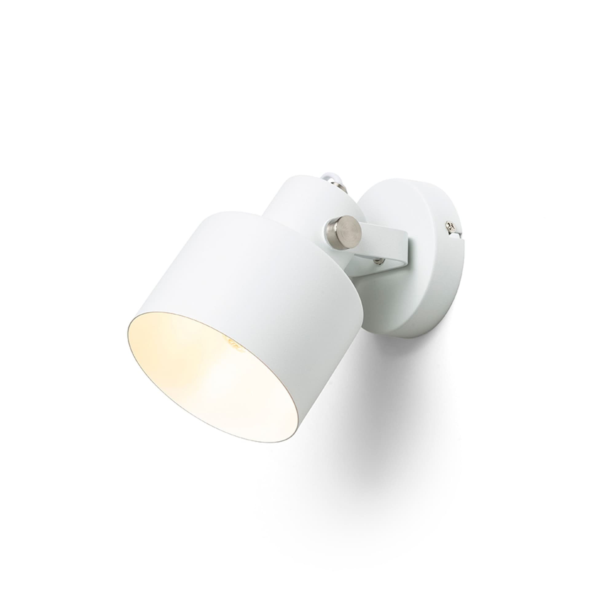 Aplica Rendl Celeia, alb mat/nichel mat, LED 11W