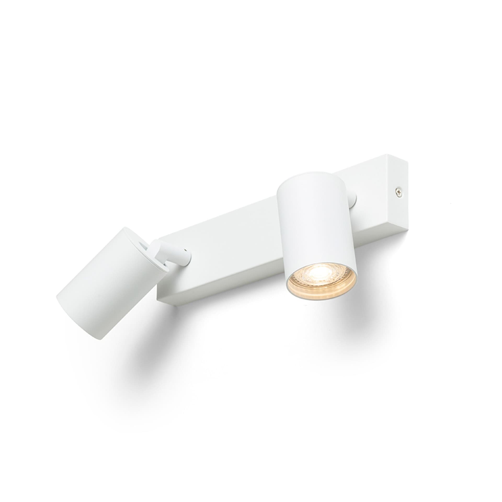 Corp de iluminat aplicat Rendl Dude II alb, GU10, 2x9W, 230V