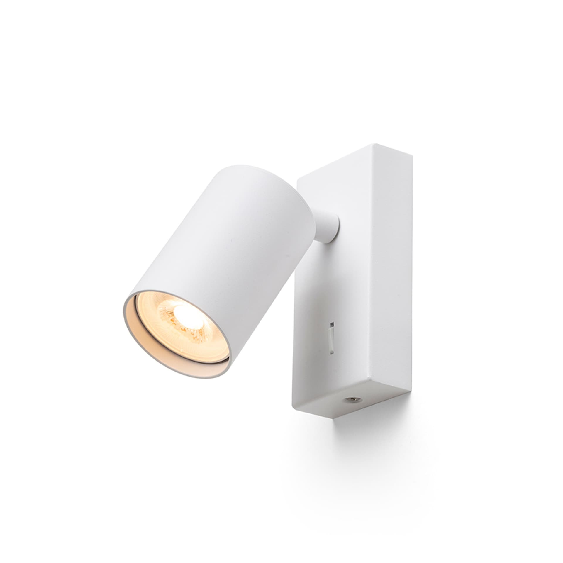 Aplica de perete albă Rendl DUDE, LED, GU10, 9W, 230V