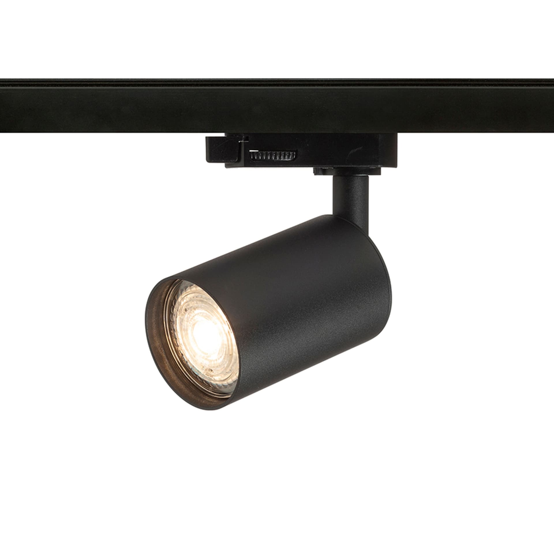 Spot LED GU10 9W negru pentru șină 3 circuite 230V Rendl DUDE