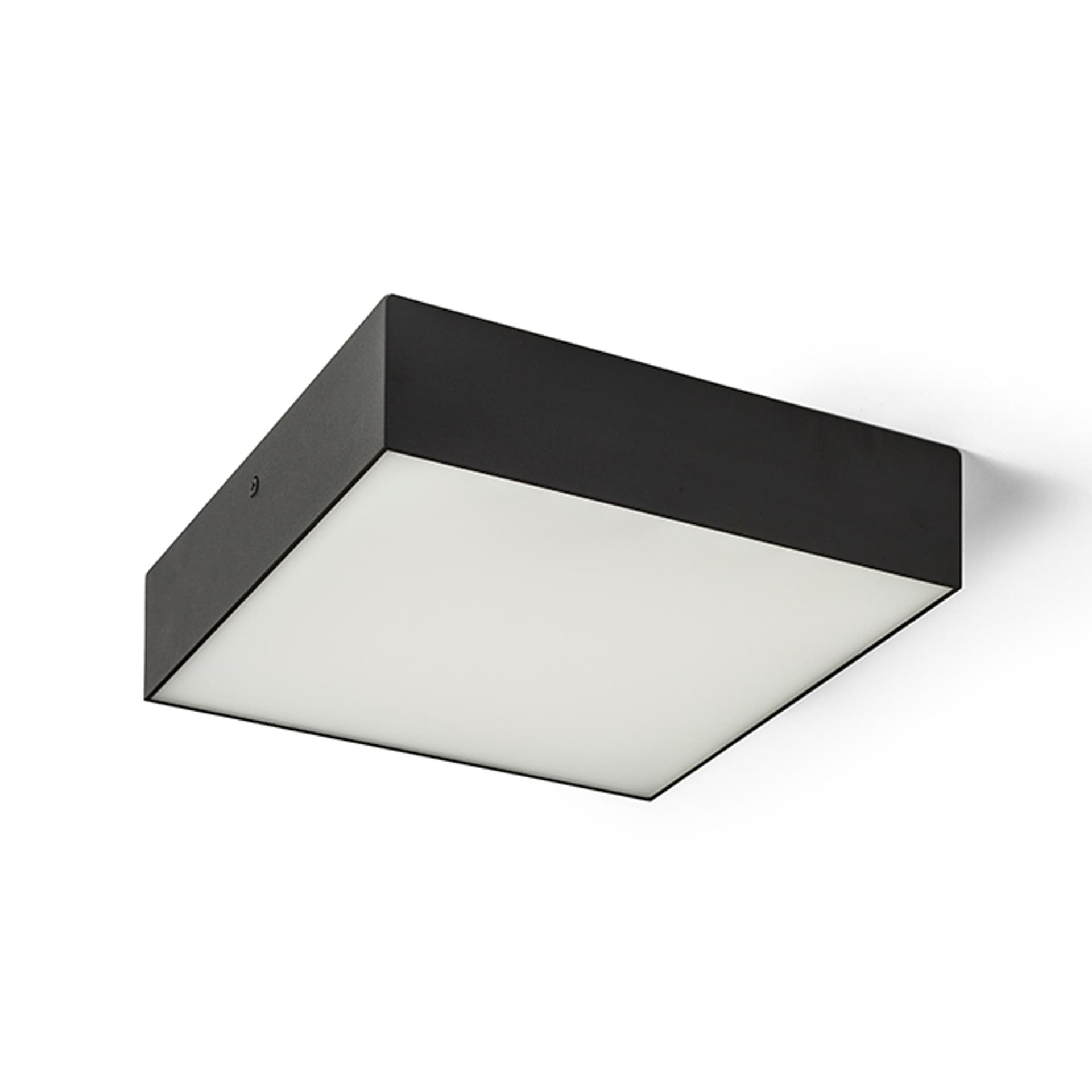 Plafonieră LED neagră Rendl Larisa SQ 22 DIMM 20W 3000K