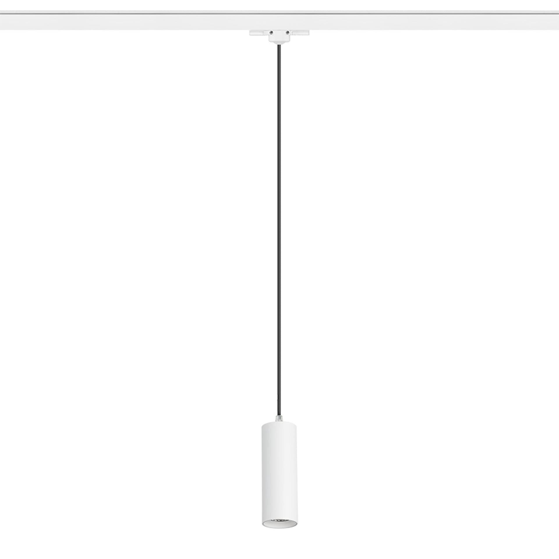 RENDL MAVRO șină 3 circuite, suspendat, alb, LED 12W, 3000K, 38°