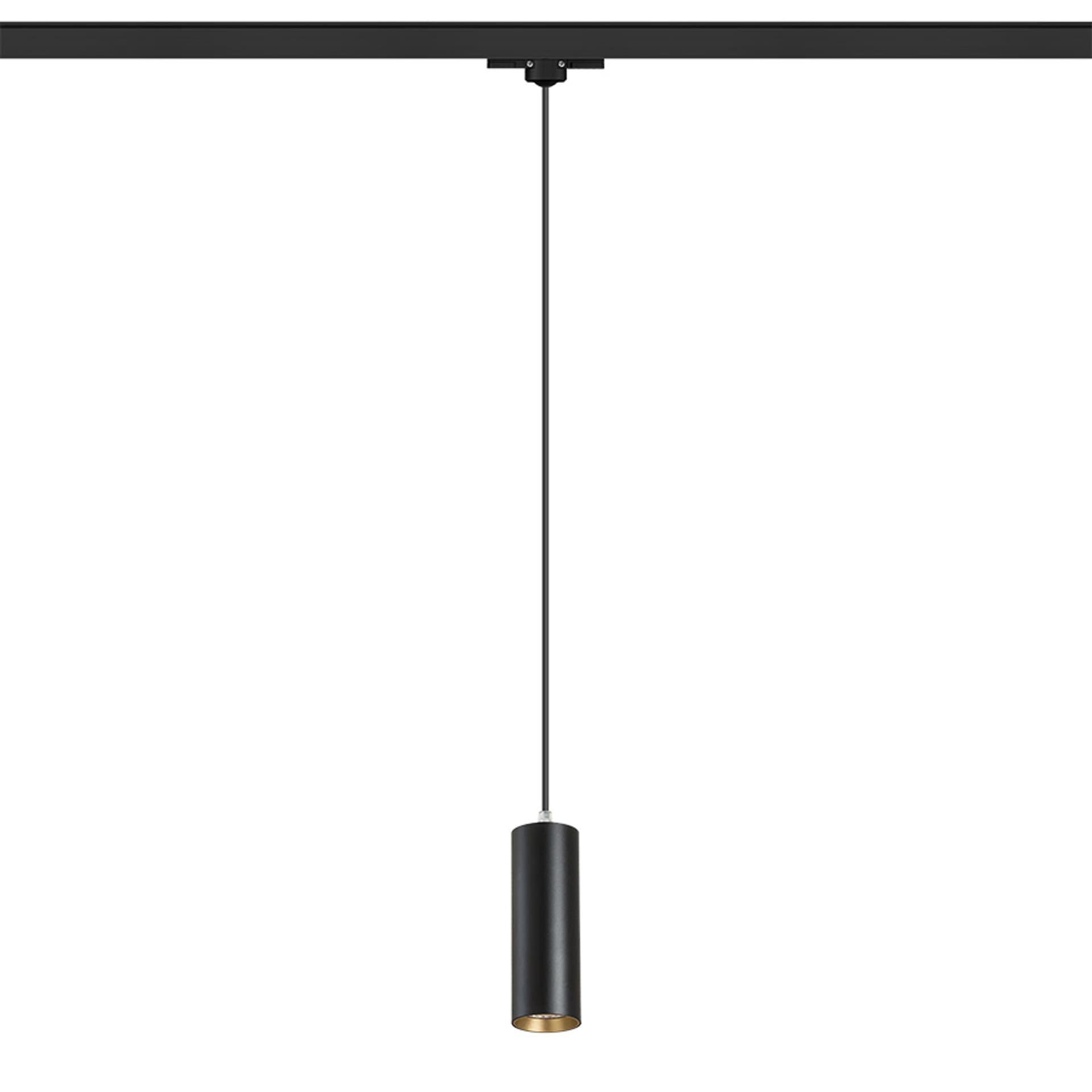 Spot suspendat Rendl pentru șină, negru/auriu, 12W