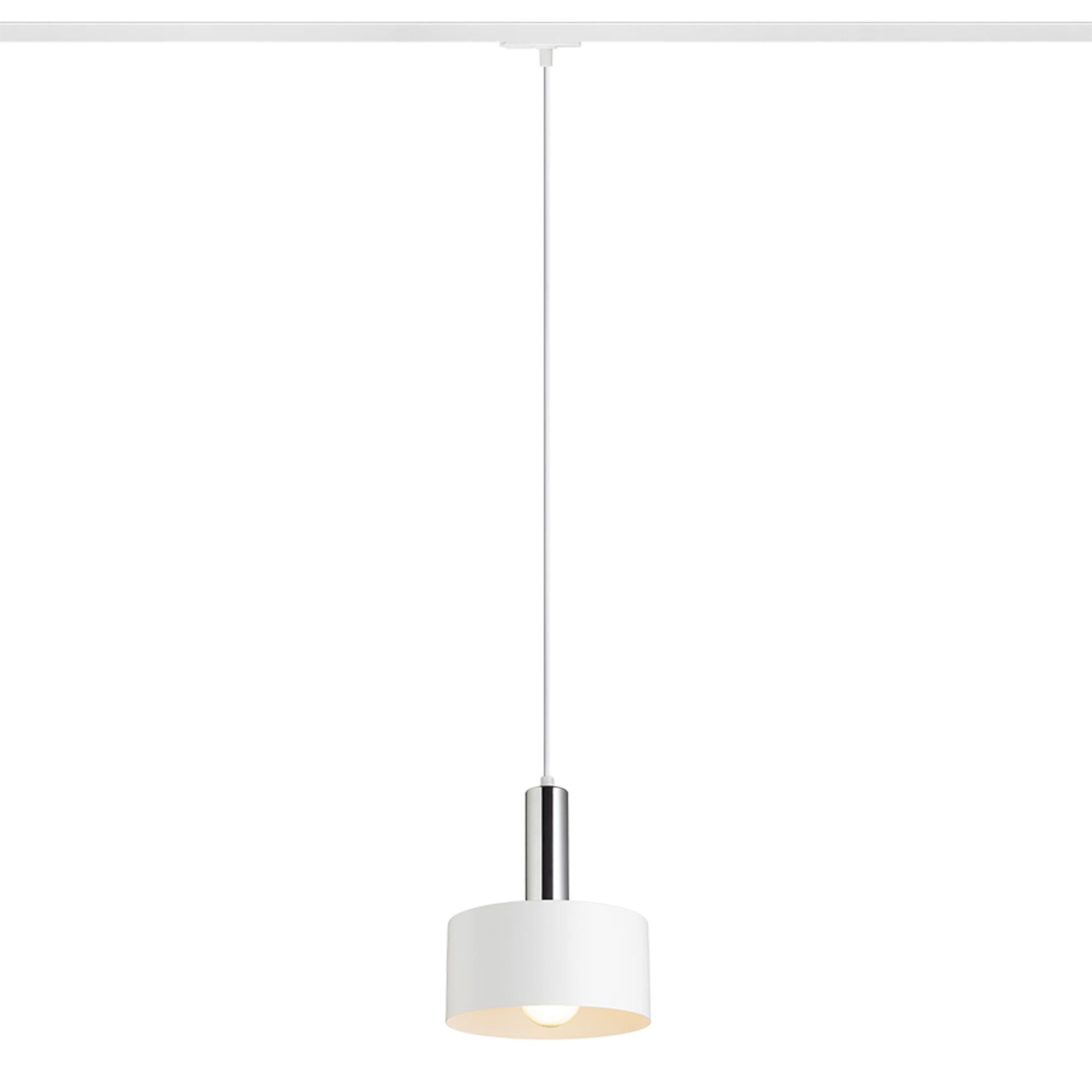 RENDL GIULIA 20 pentru șină 1 circuit alb crom 230V LED E27 15W