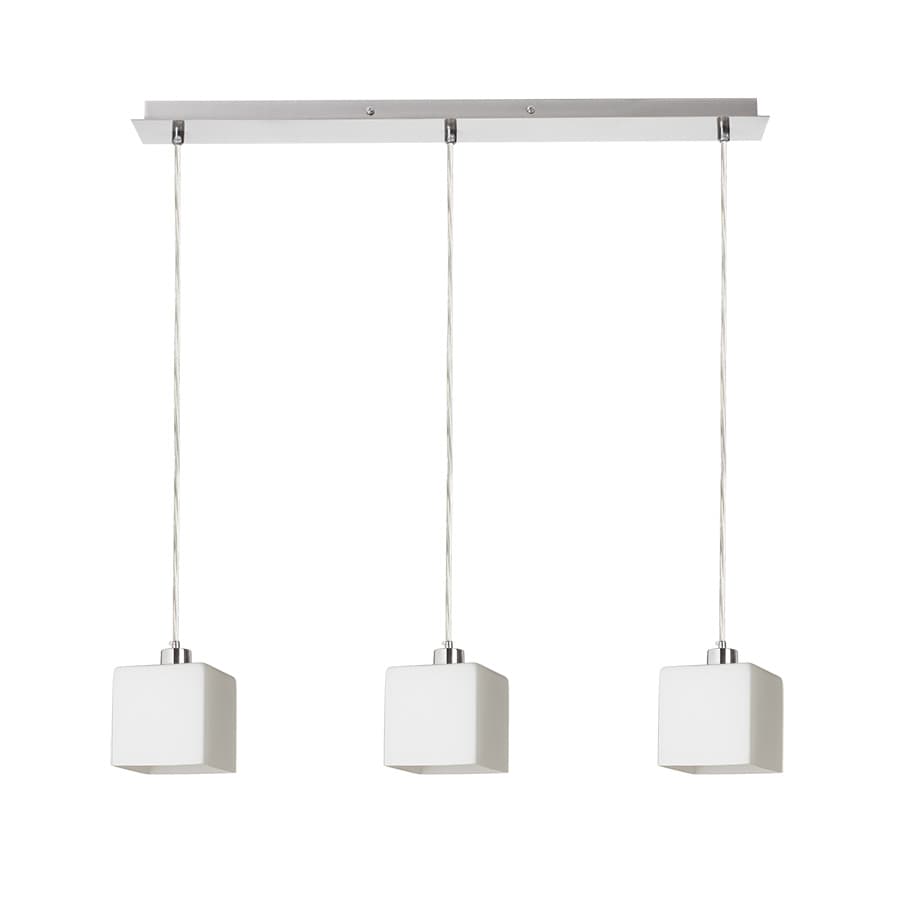Corp suspendat Rendl, sticlă opal, nichel mat, 3x11W