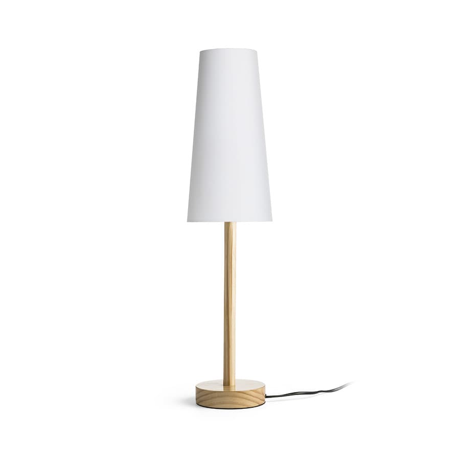 RENDL MAUI/CONNY 15/30 de masă poligot alb/lemn 230V LED E27 11W