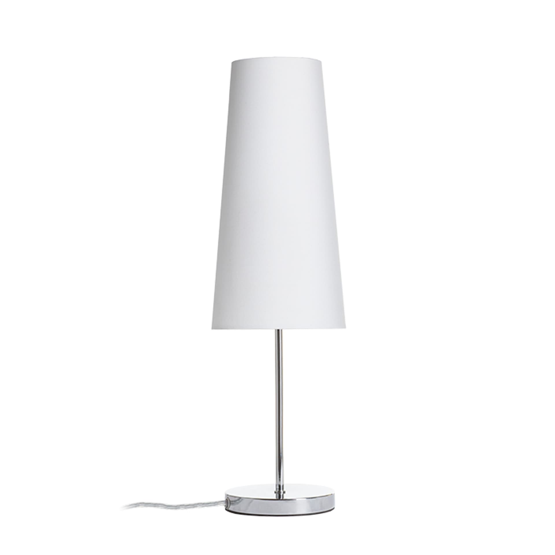 Lampă de masă Rendl NYC/CONNY 15/30 alb/crom 230V LED E27 11W