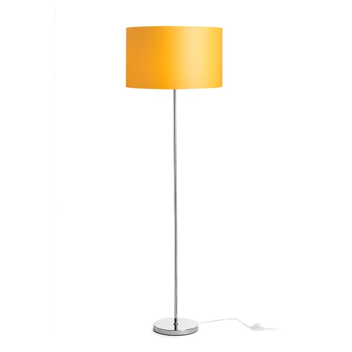 RENDL NYC/RON 40/25 de podea Chintz apricot/crom 230V LED E27 15W