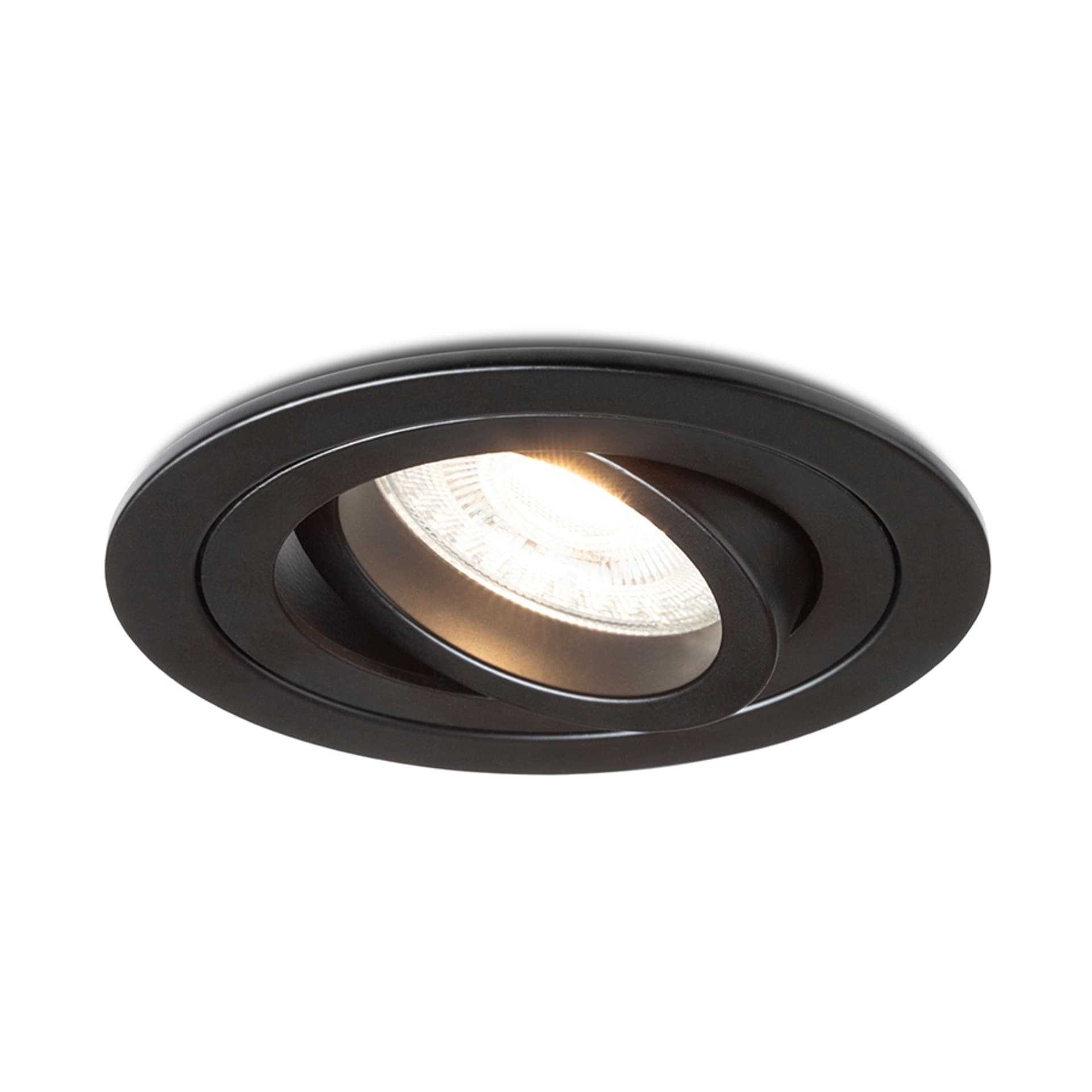Spot încastrat Rendl Pasadena R, negru, GU10, 7W, 230V