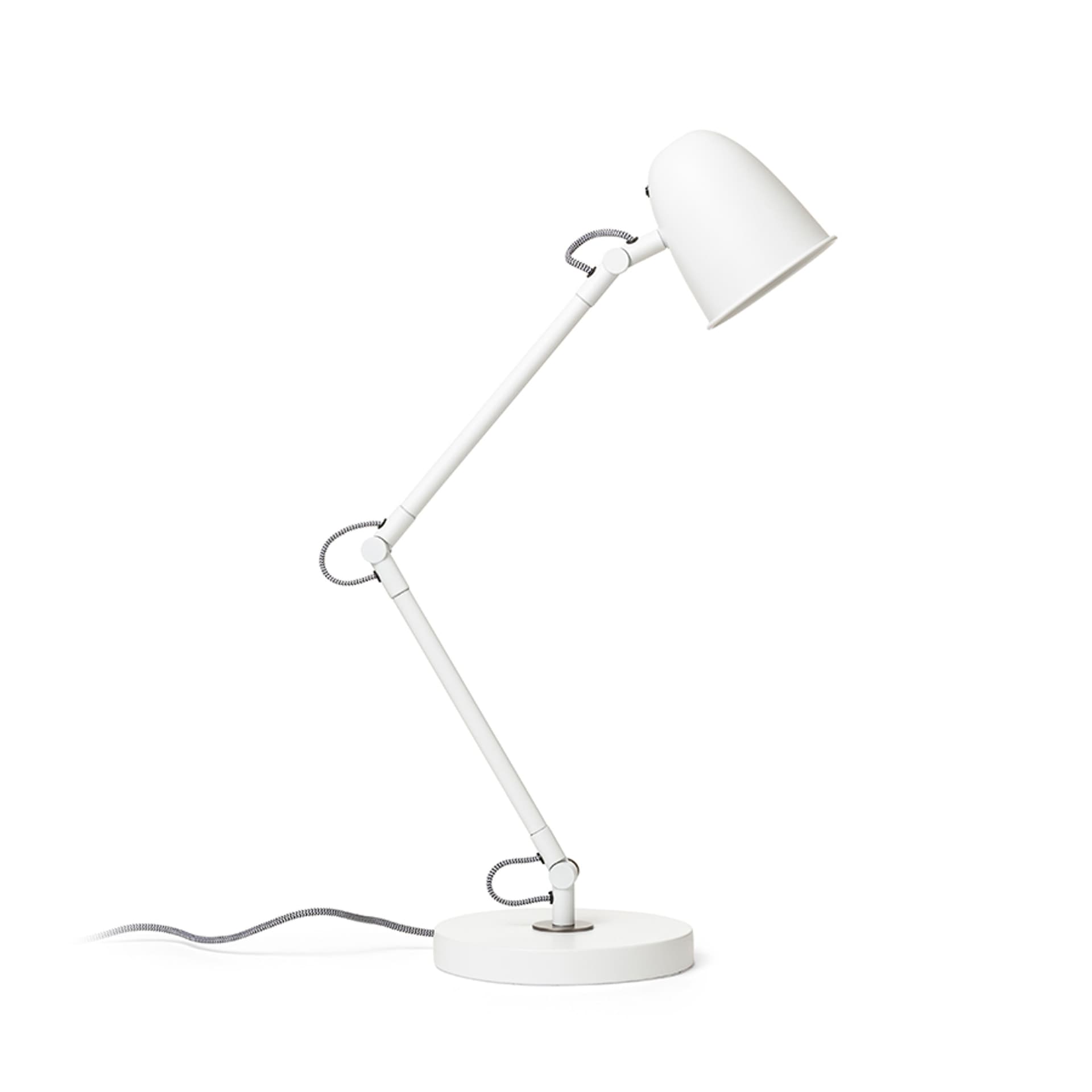 Lampă de masă Rendl, alb nichel mat, LED 5W