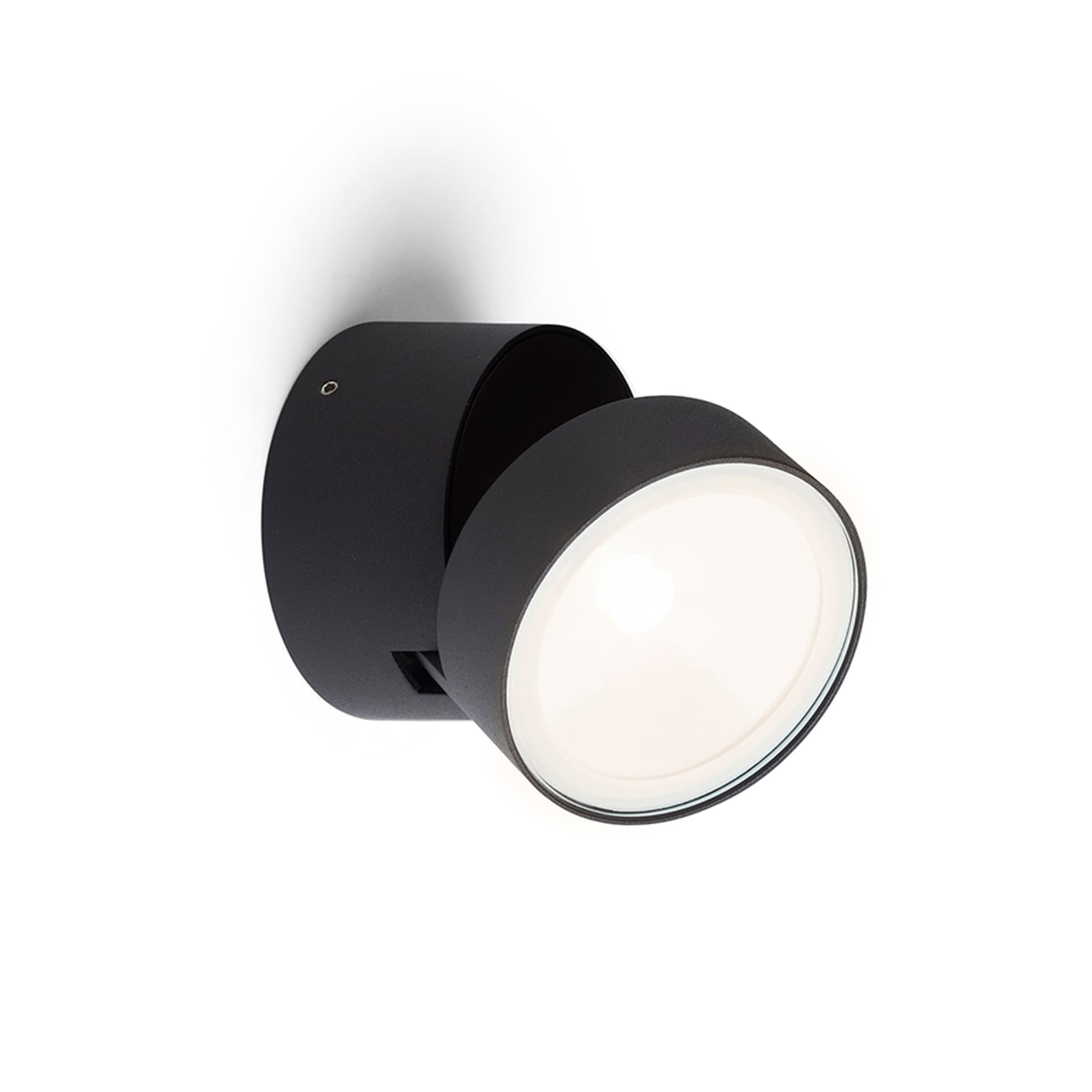 Aplică exterior LED Rendl neagră, 6W, lumină caldă
