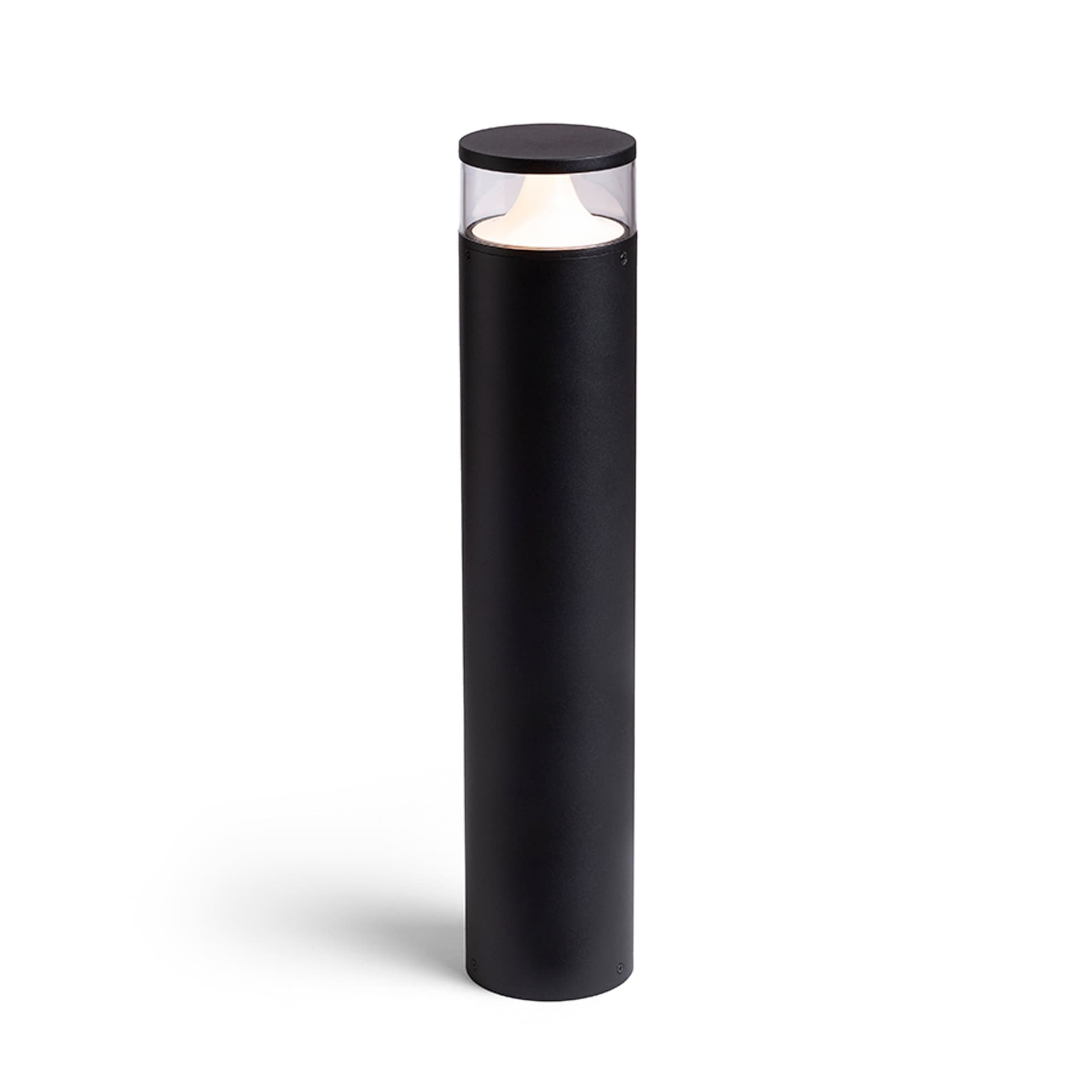 Bolard Rendl neagră, exterior, 9W, lumină caldă