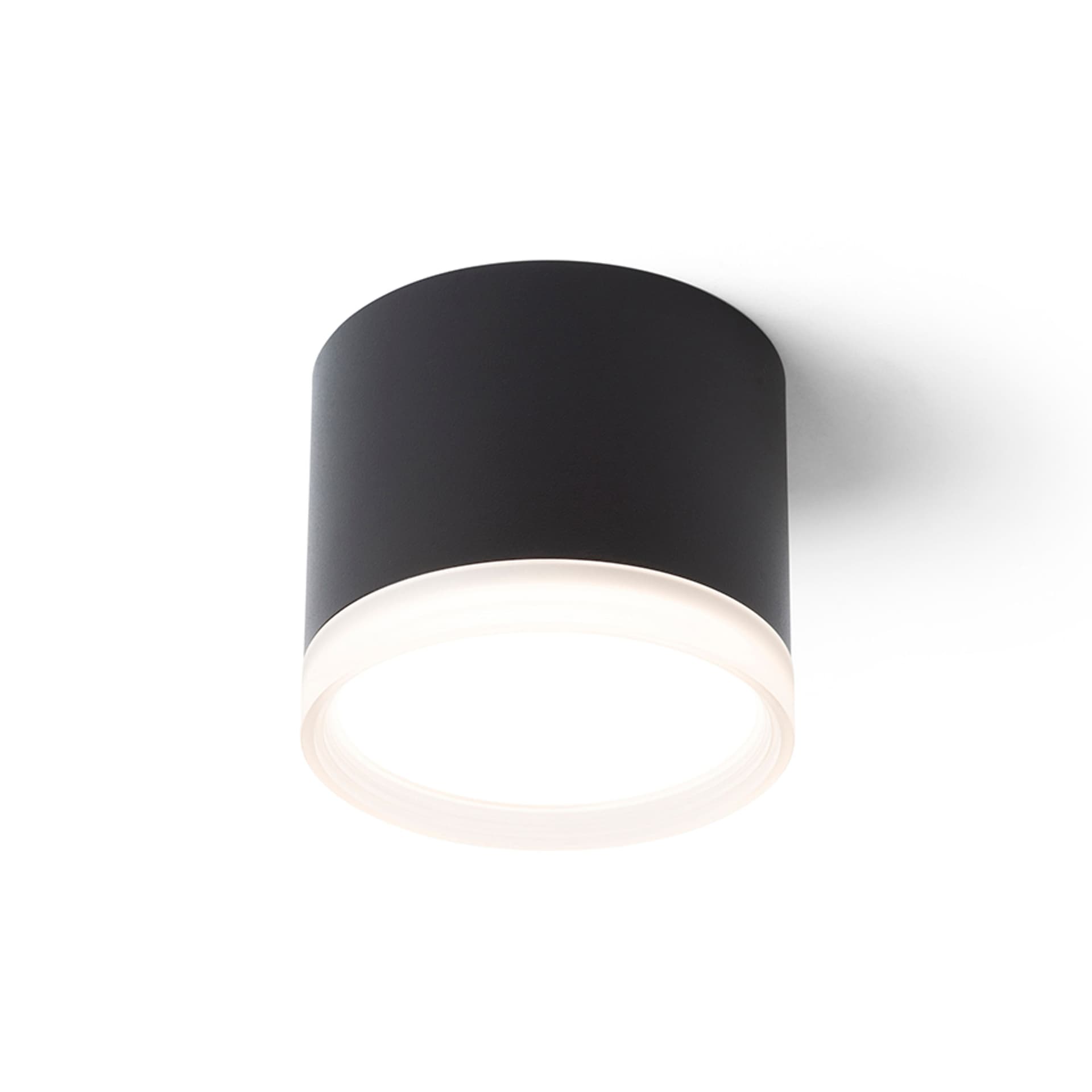 RENDL MEMA plafonieră neagră acril satinat LED GX53 7W 230V