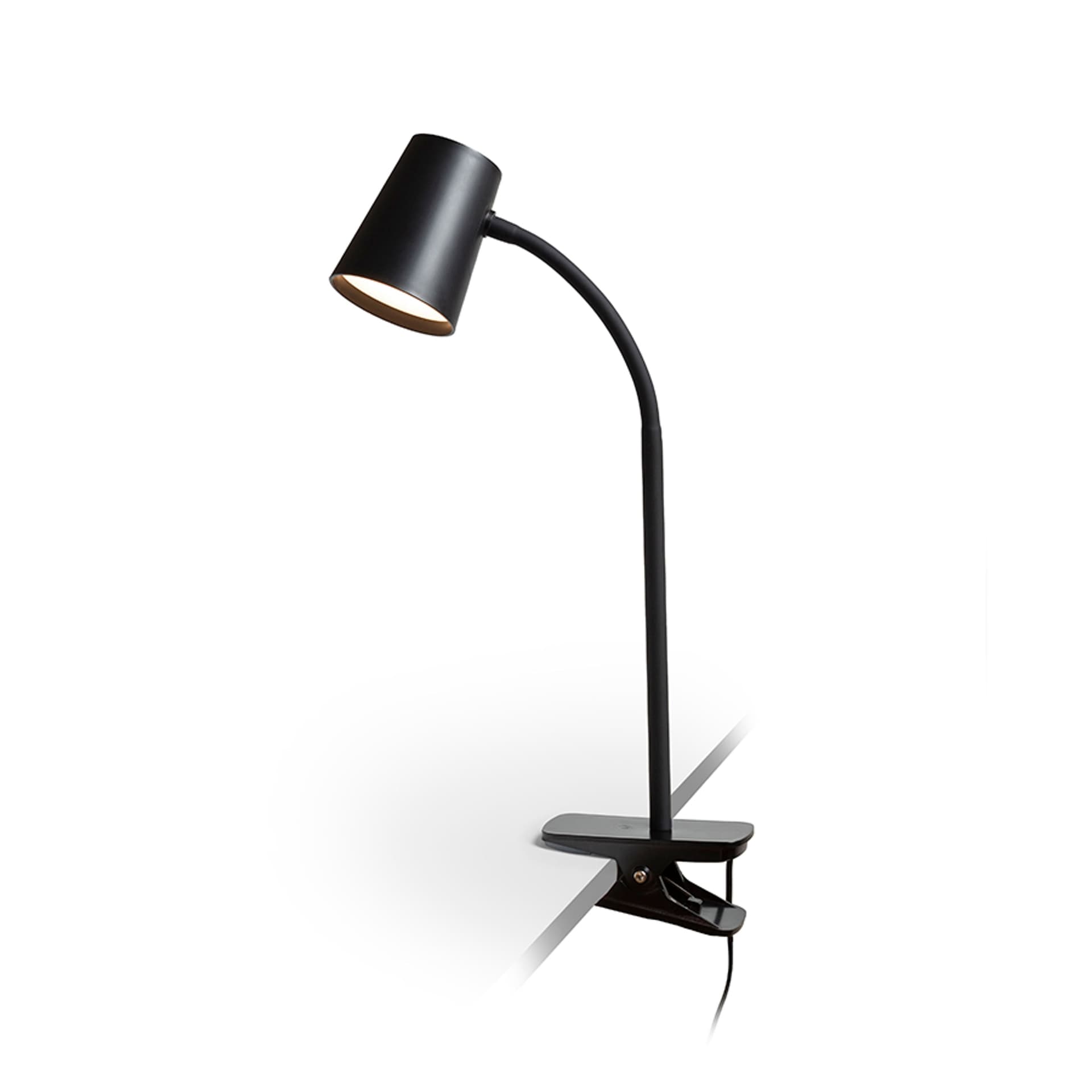 Spot decorativ Rendl negru, LED 4,5W, lumină caldă